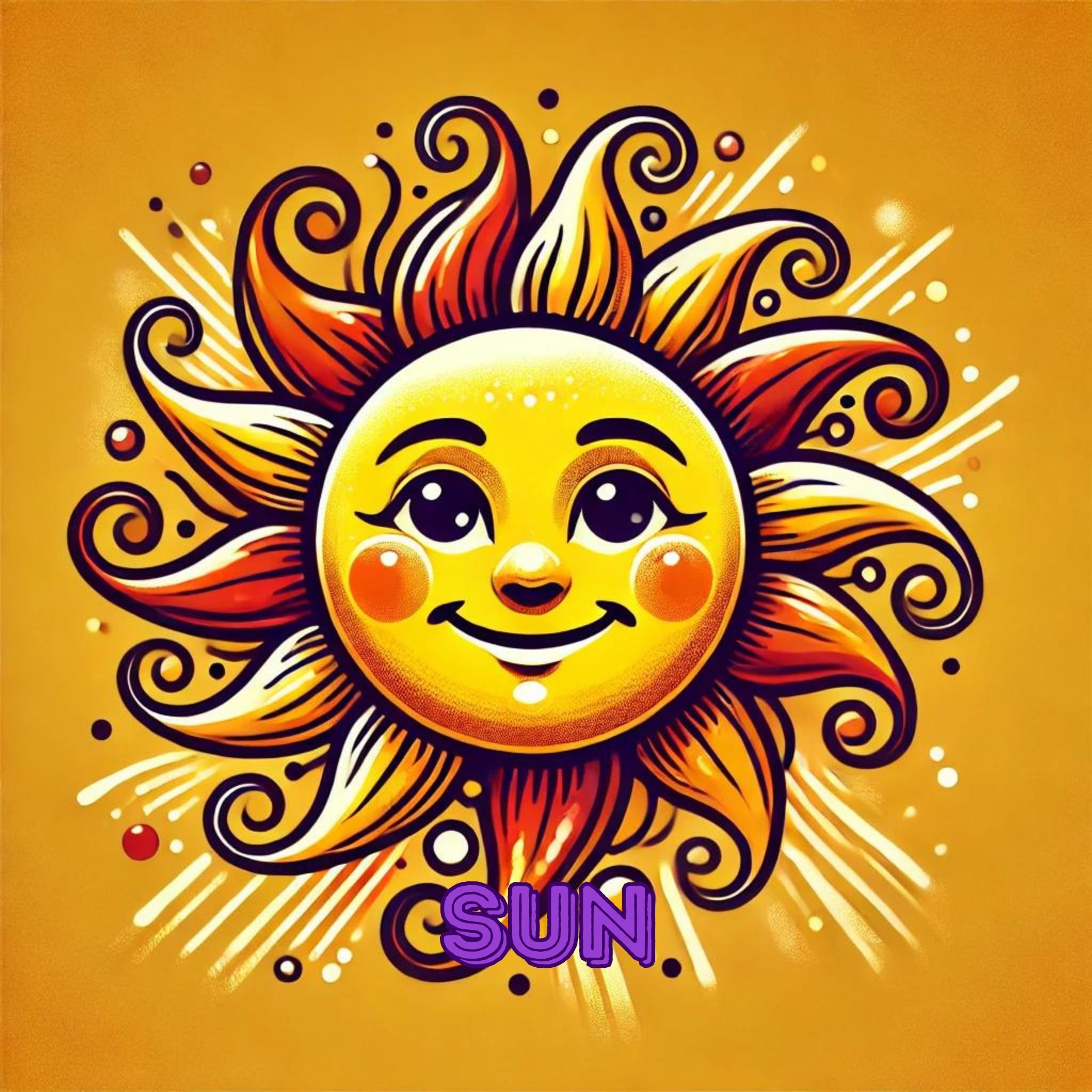 Astrology Sun Button Pin