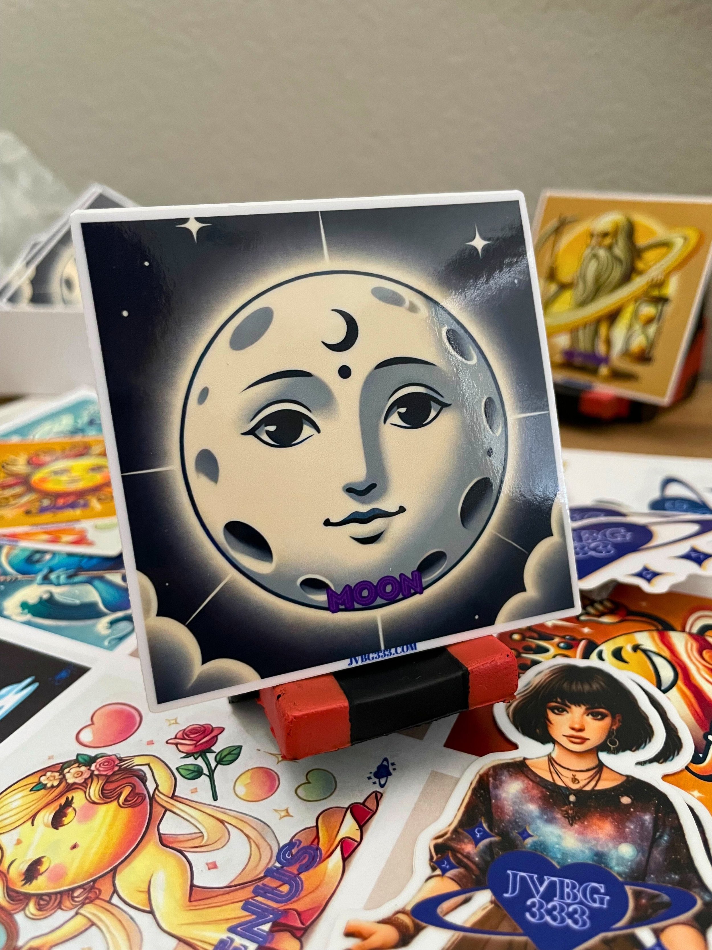 Moon Sticker - JVBG333 Astrology