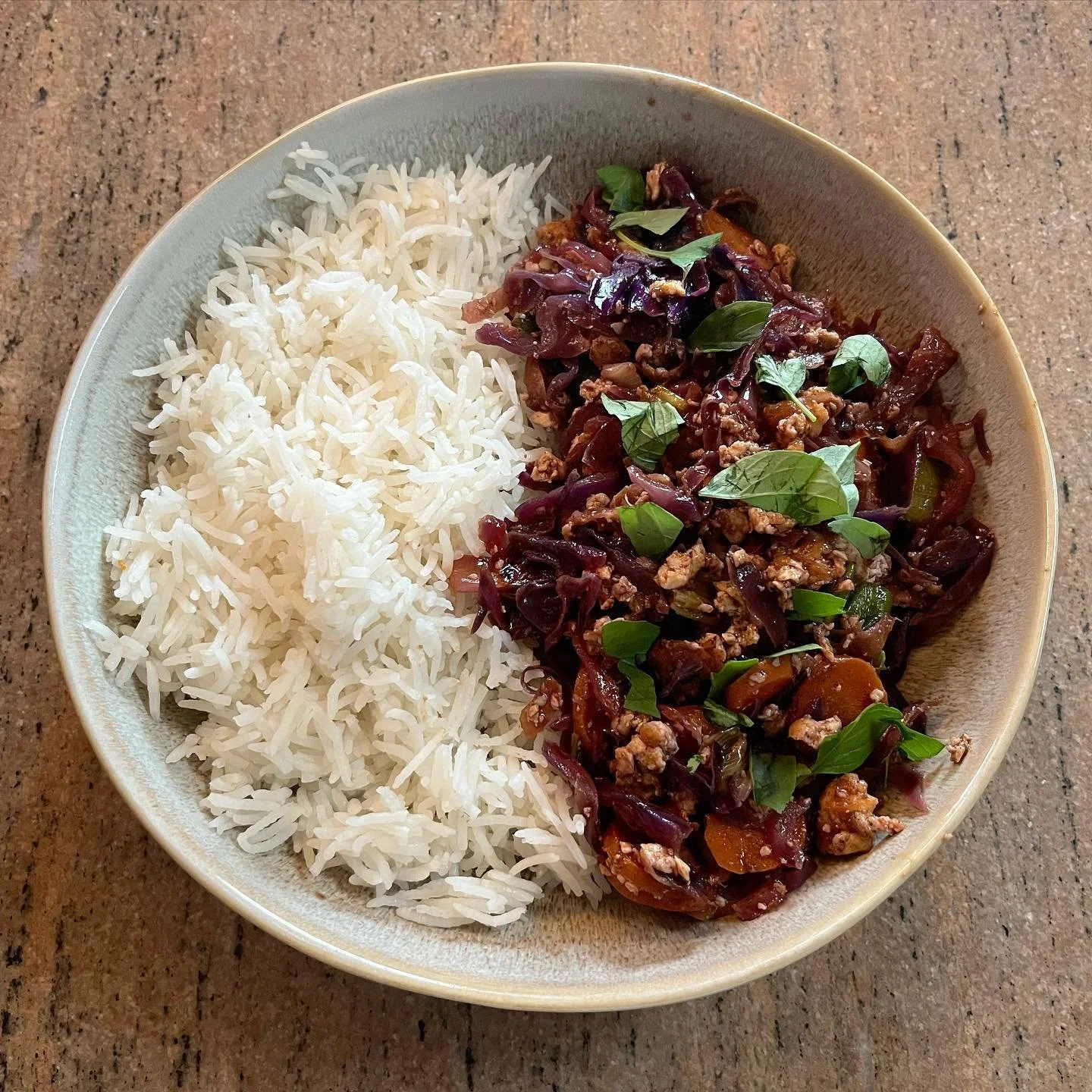 Egg roll in a Bowl over rice 🍚