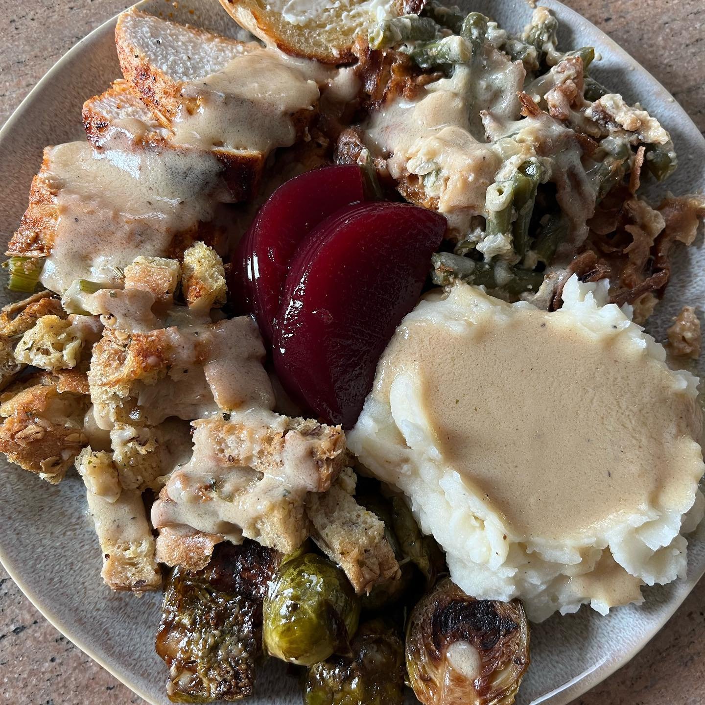 A happy Thanksgiving plate 🦃