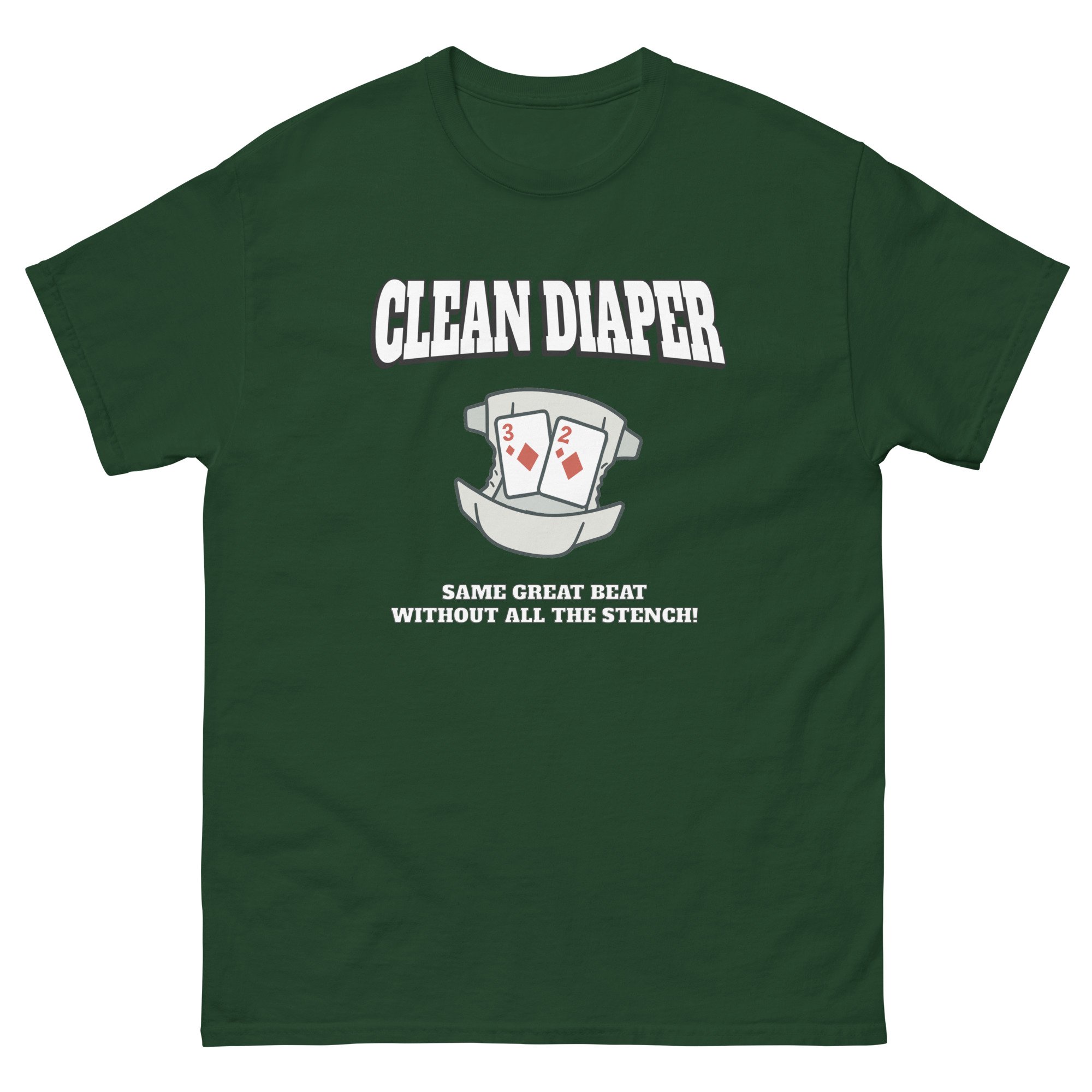unisex-classic-tee-forest-green-front-681b9d9a8bc3e.jpg