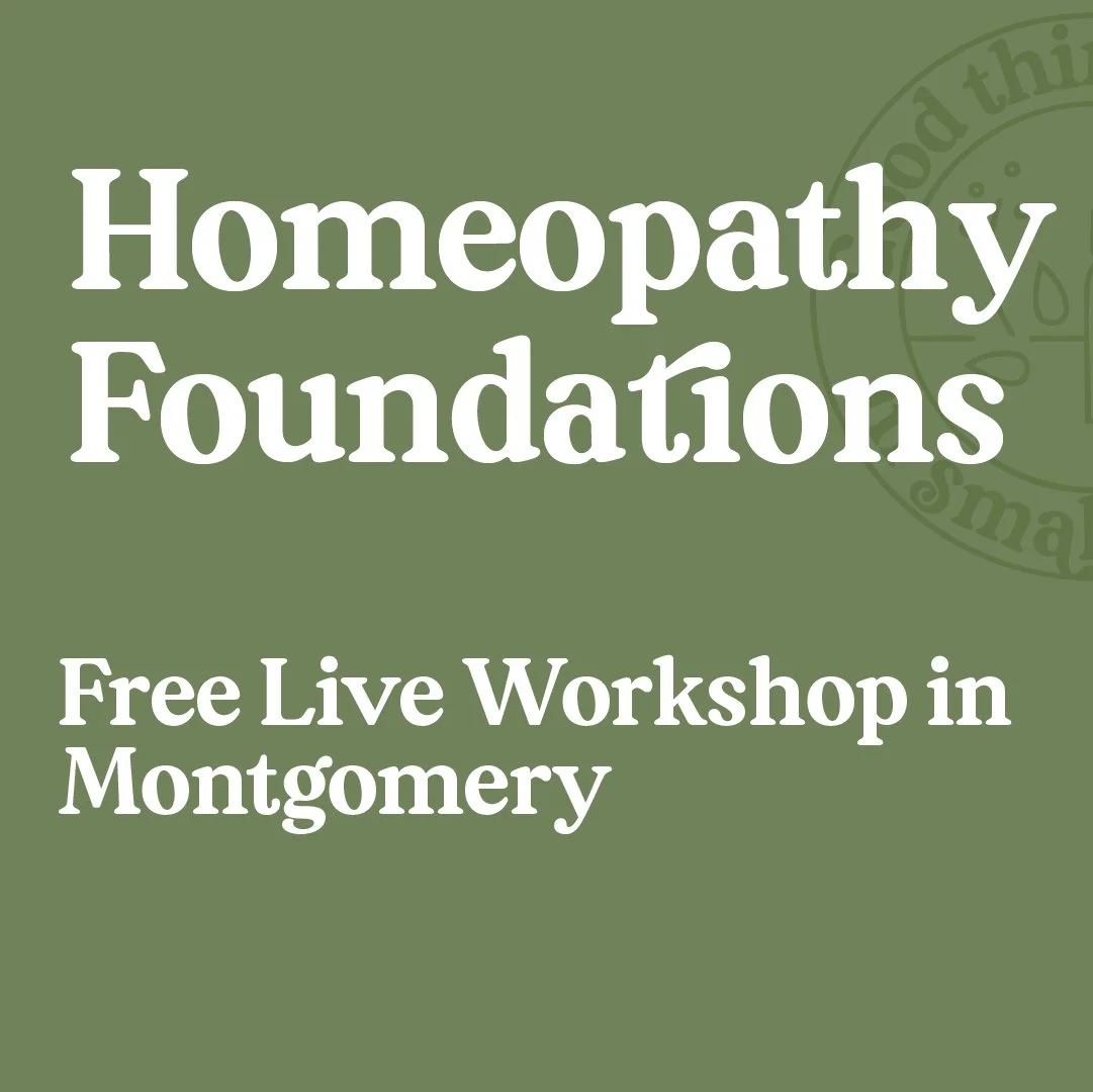 Free Live Workshop: Homeopathy Foundations