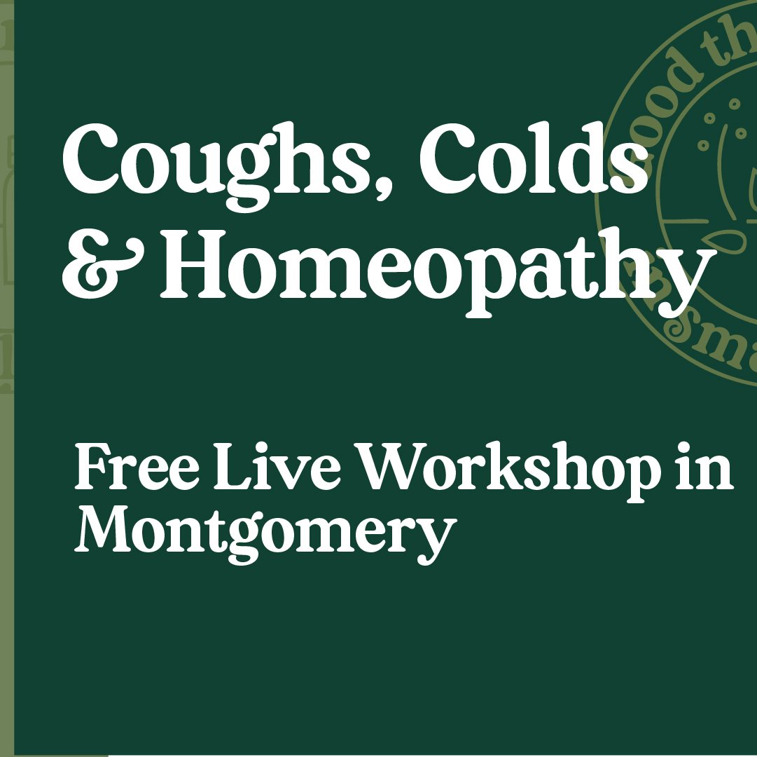 Free Live Workshop: Coughs, Colds and Homeopathy