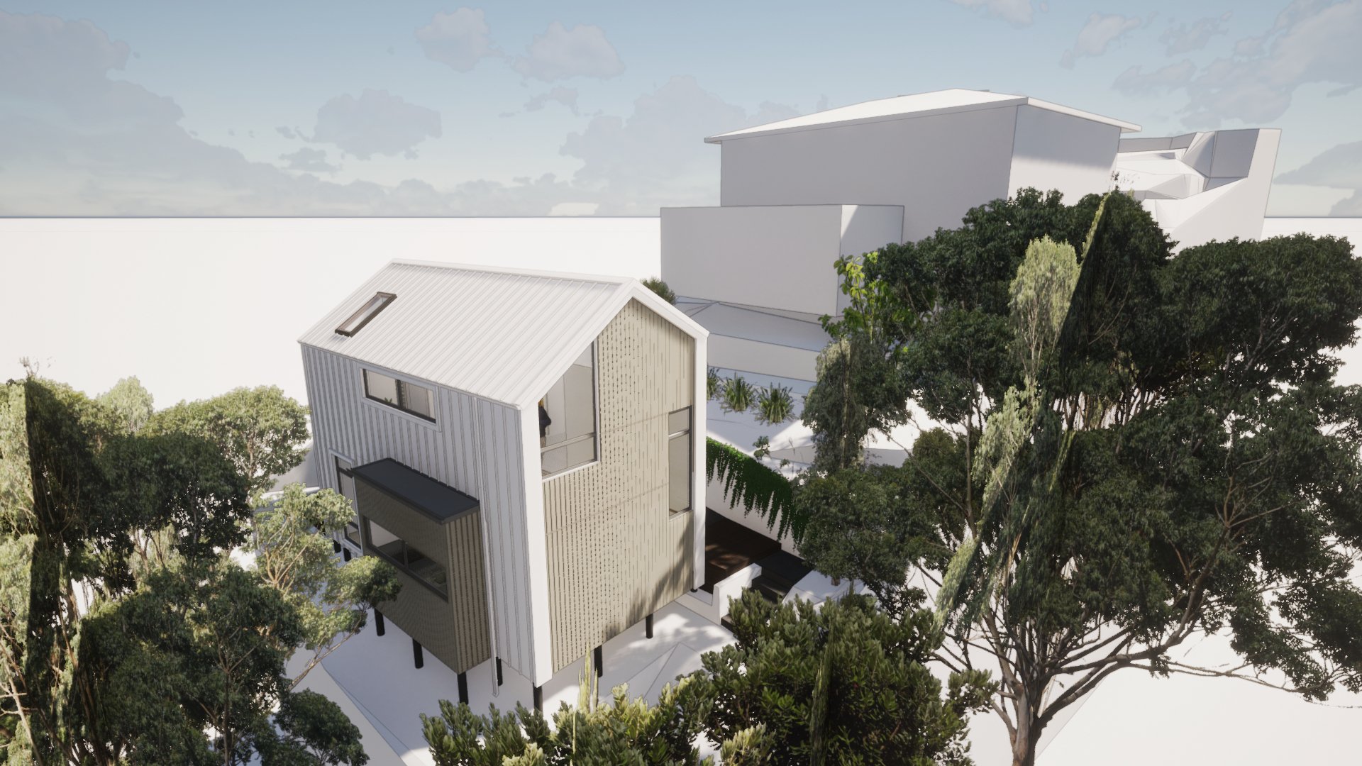 An image of The Float House.