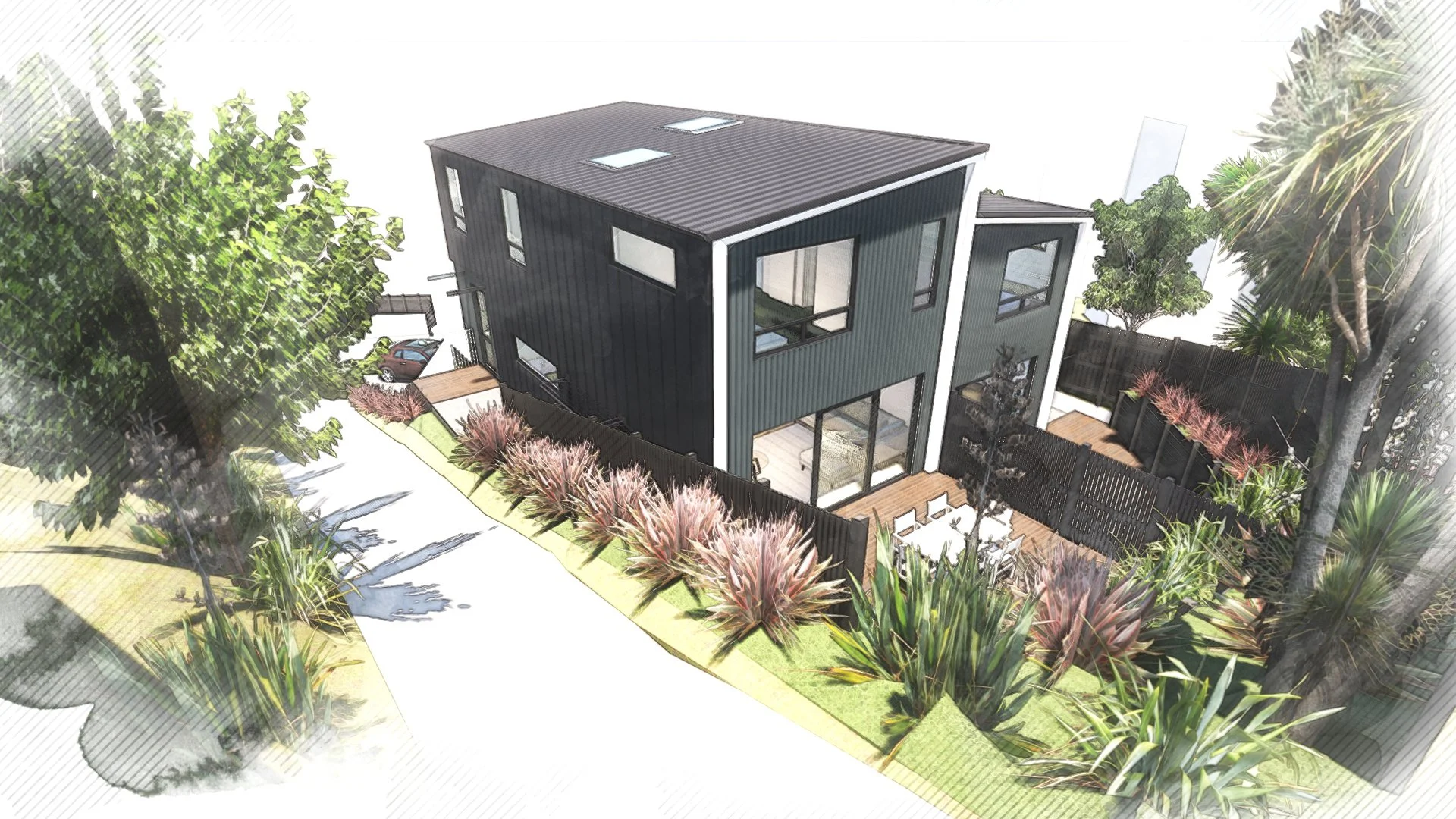 An image of The Float House.