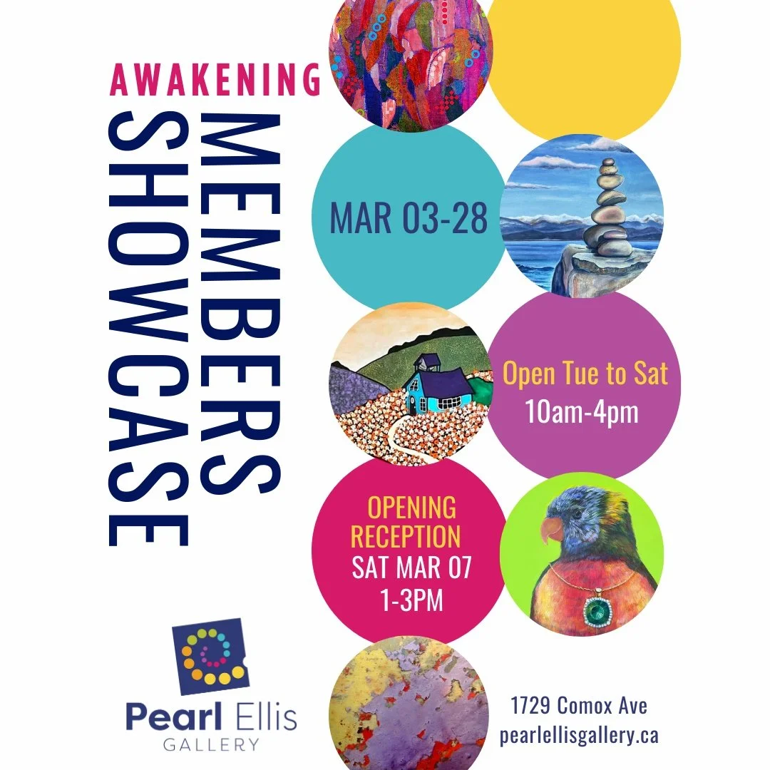 Awakening is our Members Showcase, on view March 3&ndash;28. 

✨ It&rsquo;s a celebration of our members and the work they&rsquo;ve been creating. Painters, sculptors, textile artists, photographers, and more come together in this exhibition. Come se