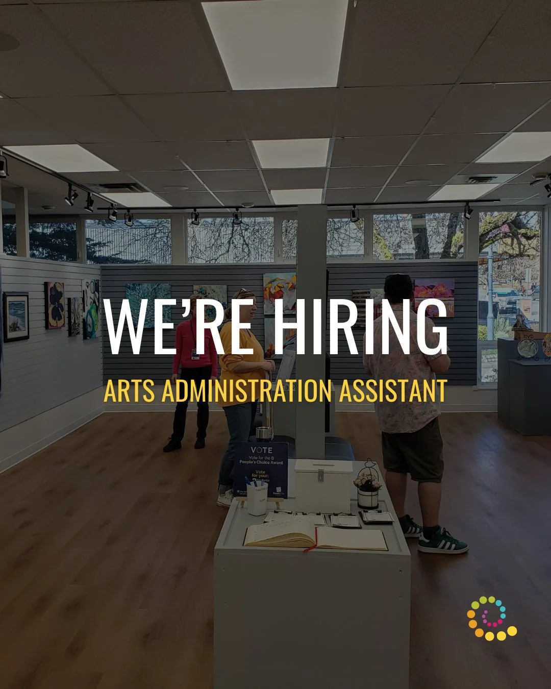 We&rsquo;re hiring! 🎨

Join the Pearl Ellis Gallery as a part-time Arts Administration Assistant and help support exhibitions, communications, and gallery operations.

📅 Apply by May 10
✨ 12 hours/week | $20/hour | Start date: June 1
Visit our webs