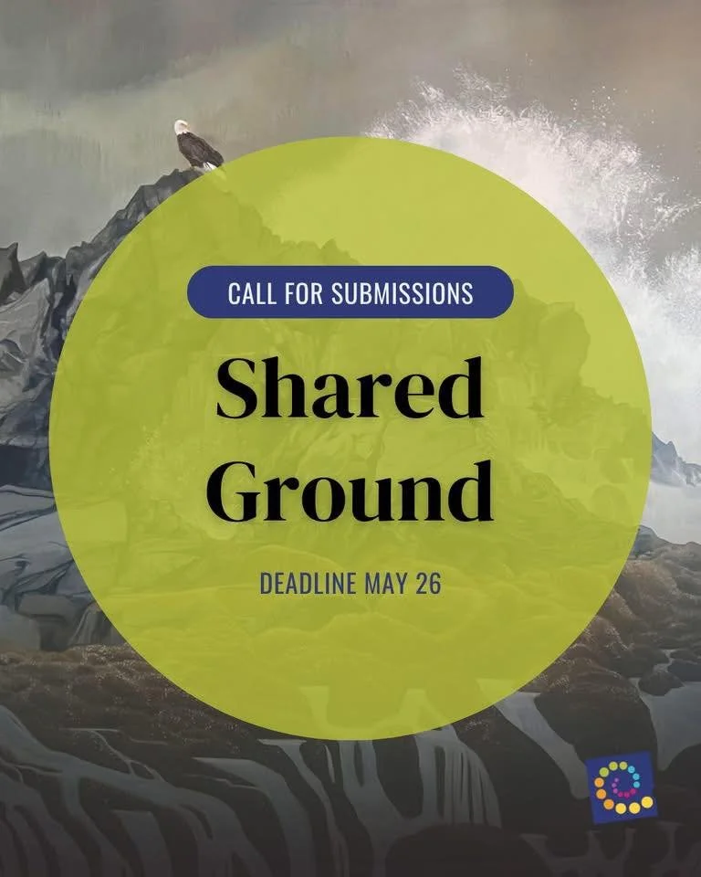 We are still accepting submissions for our upcoming show Shared Ground. 

This show&rsquo;s focus is on  co-creation; artworks made through a genuine collaboration of two or more artists. 

Still not sure how to approach collaborative art? Did you ma