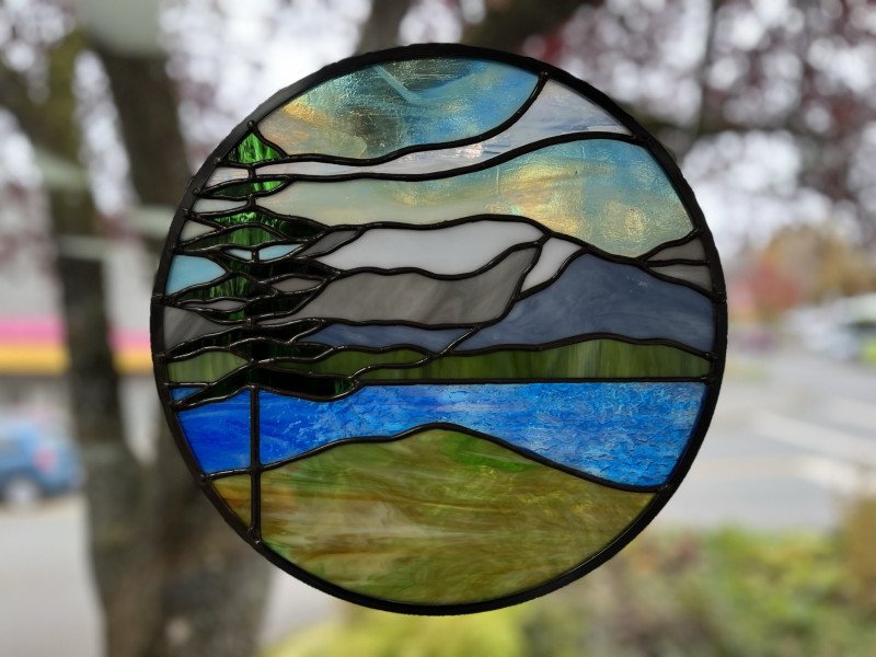 Thom Rypien stained glass art