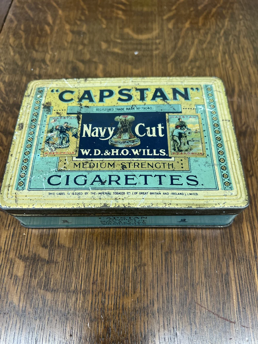 capstan cigarettes Capstan Cigarette tin box — Garrett & Garrett Auction Company