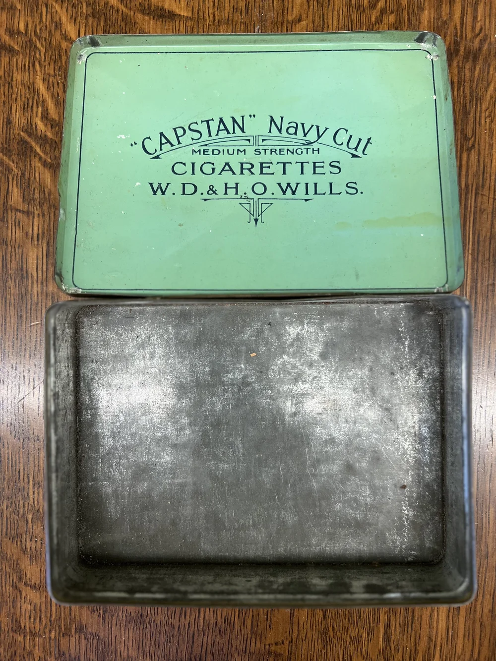 Capstan Cigarette tin box — Garrett & Garrett Auction Company