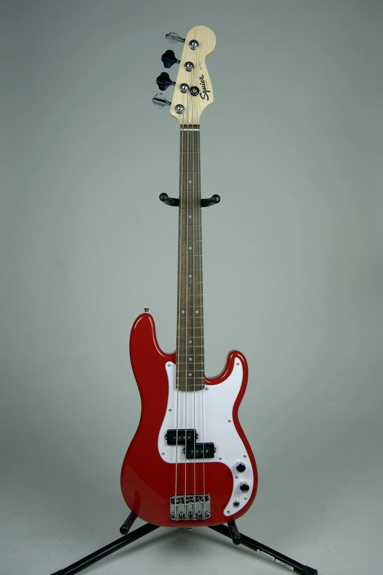 Squier Mini Precision Bass Guitar - Dakota Red1.jpeg