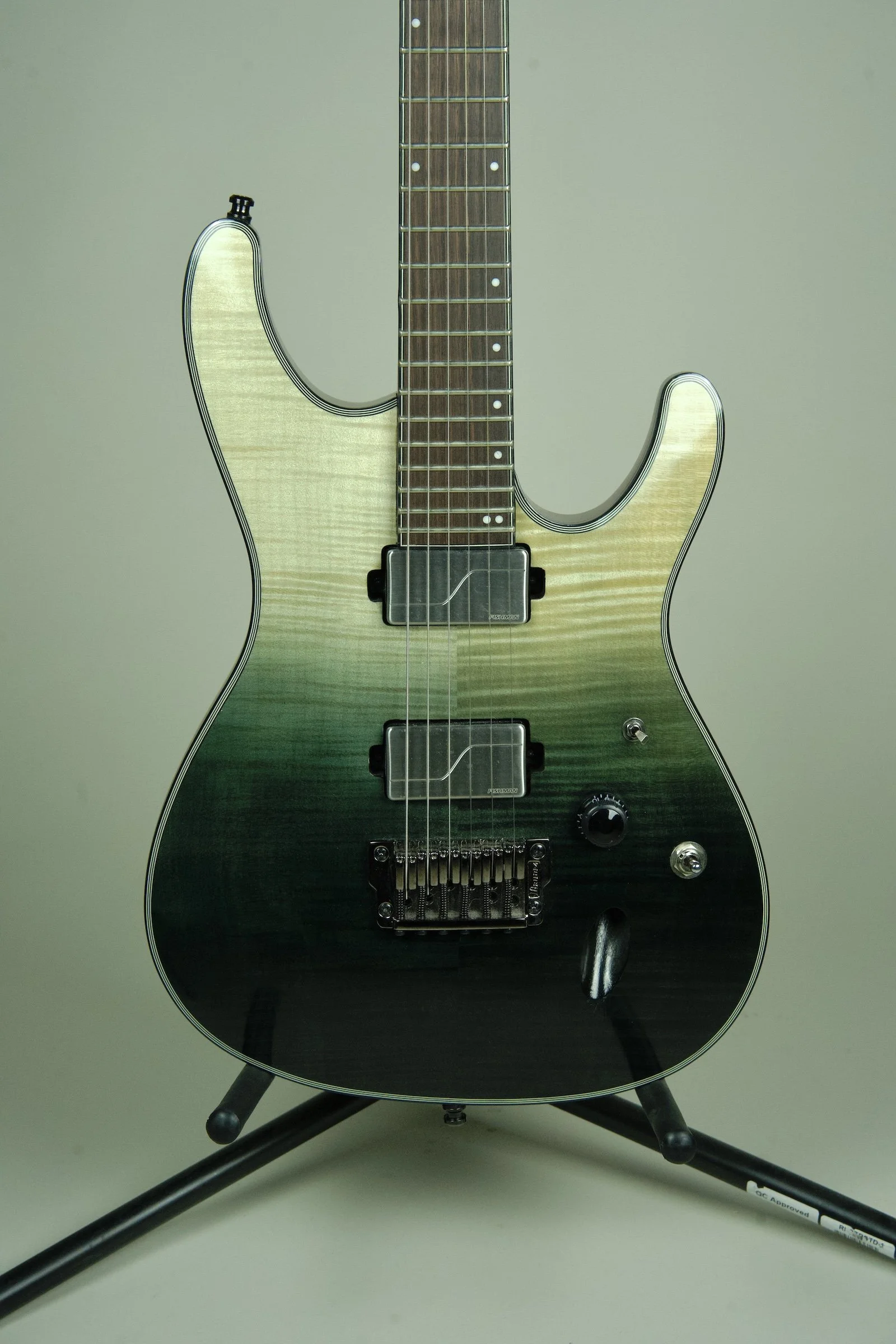 Used Ibanez Axion Label S61AL Electric Guitar - Black Mirage Gradation Low Gloss