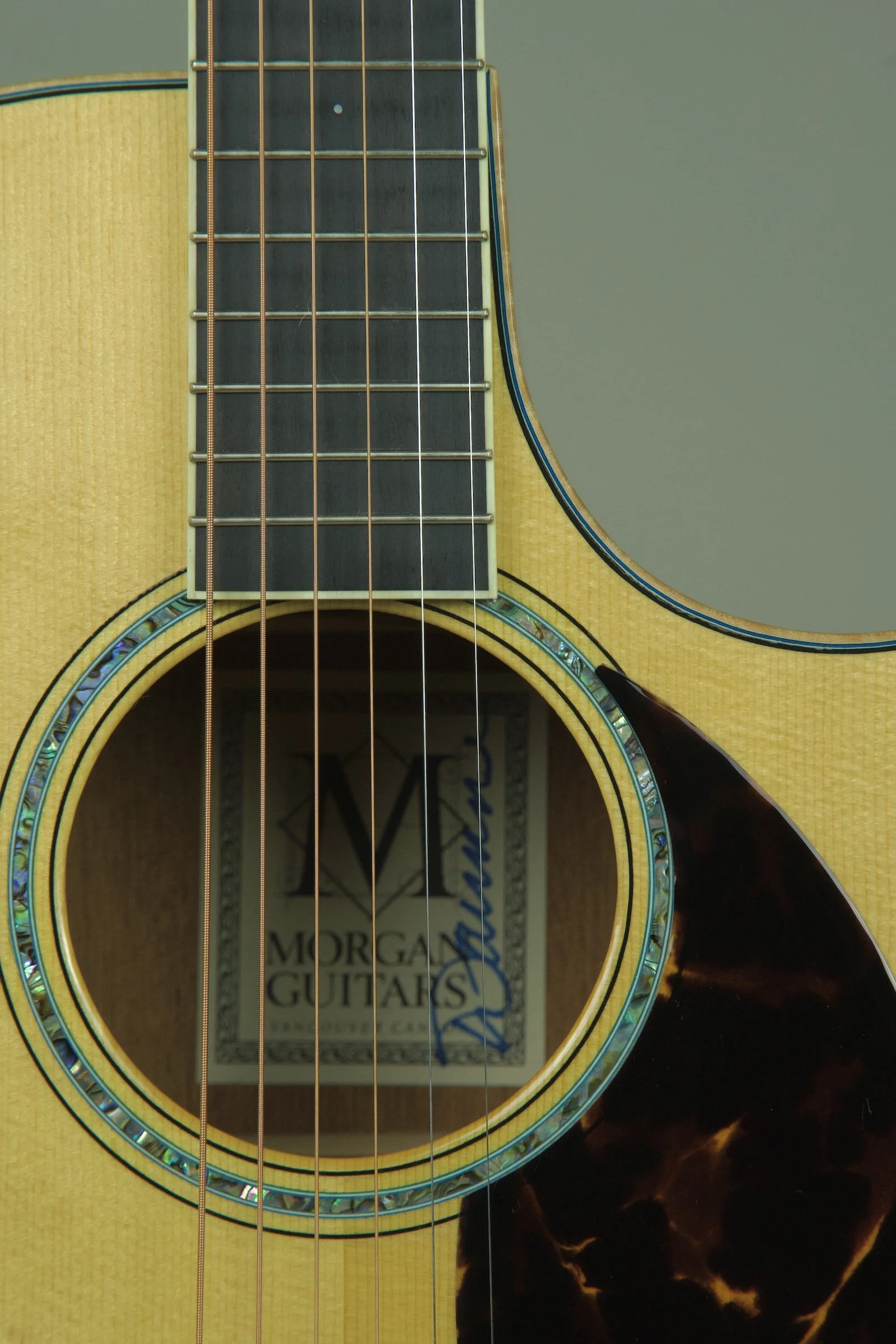 Used Morgan Concert Florentine Cutaway Acoustic Electric Guitar9.jpeg