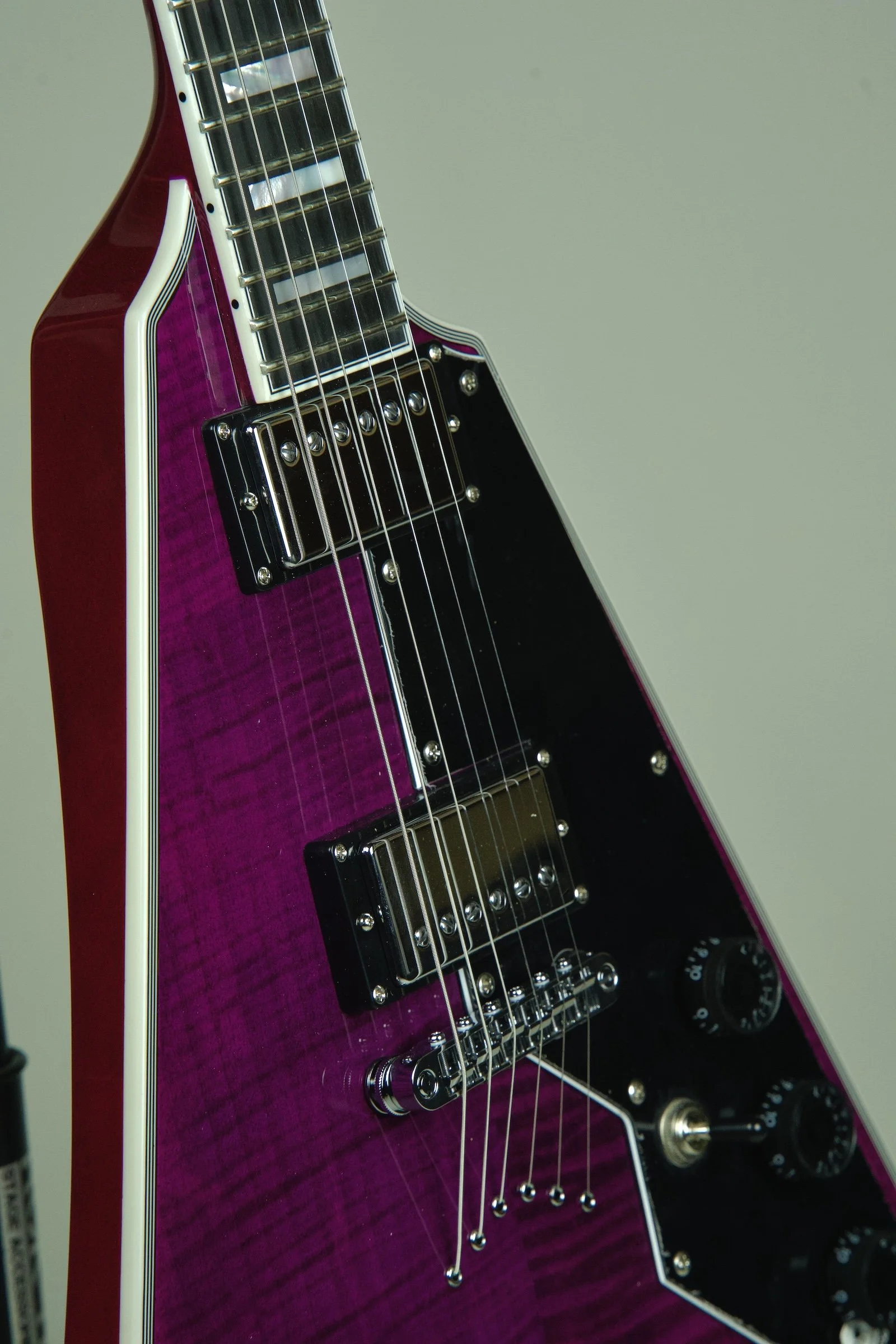 Schecter V-1 Custom Electric Guitar - Trans Purple16.jpeg