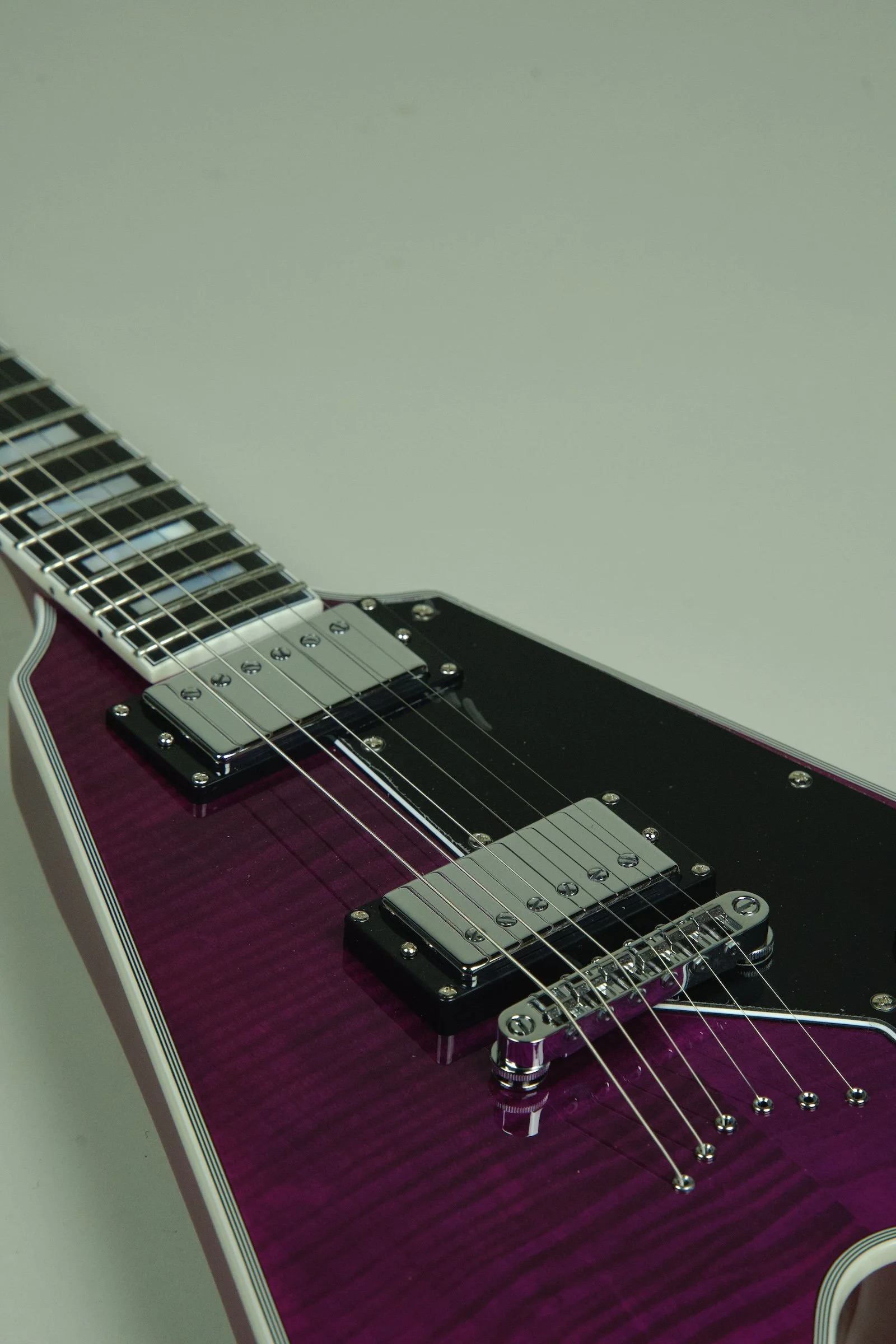 Schecter V-1 Custom Electric Guitar - Trans Purple19.jpeg