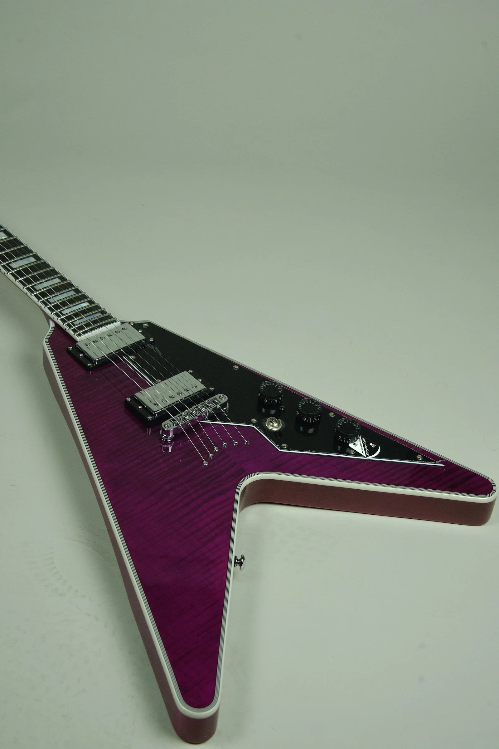 Schecter V-1 Custom Electric Guitar - Trans Purple18.jpeg