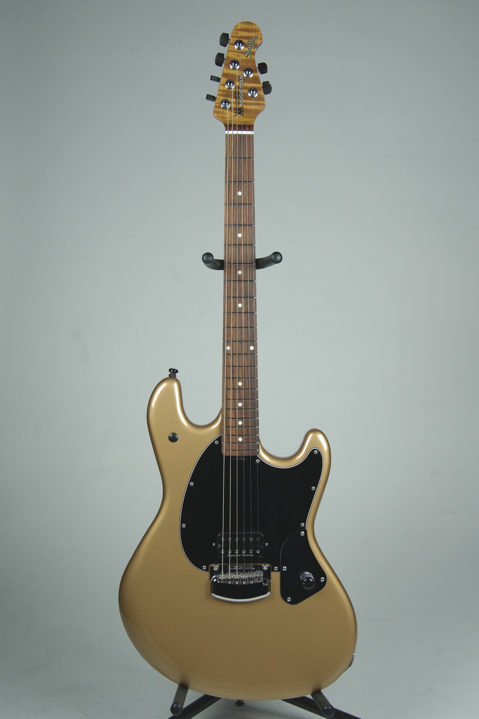 Used Music Man Sting Ray Electric Guitar - Shoreline Gold1.jpeg