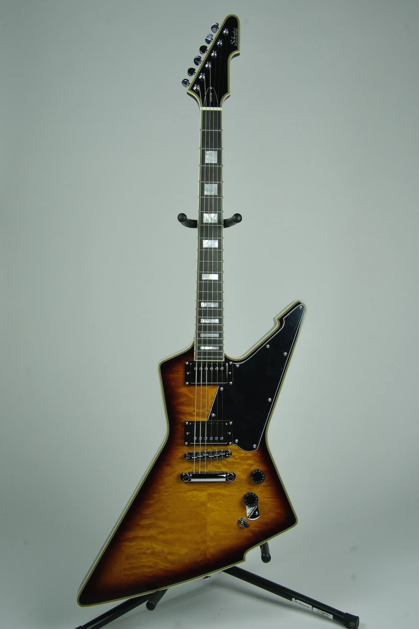 Schecter E-1 Custom Special Edition Electric Guitar - Vintage Sunburst1.jpeg