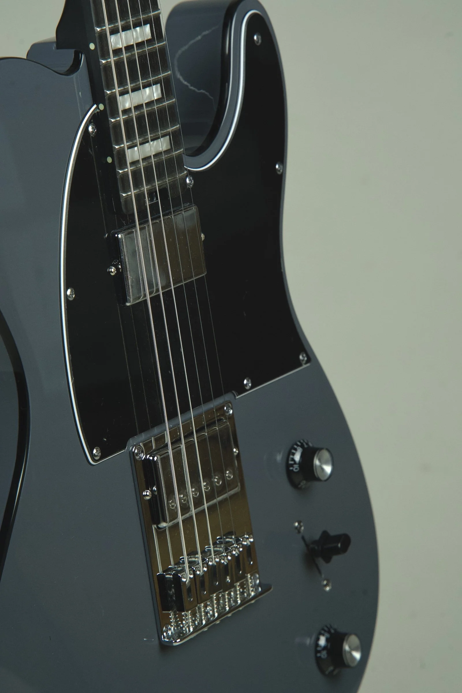 Schecter PT EX Baritone Electric Guitar - Dorian Gray17.jpeg