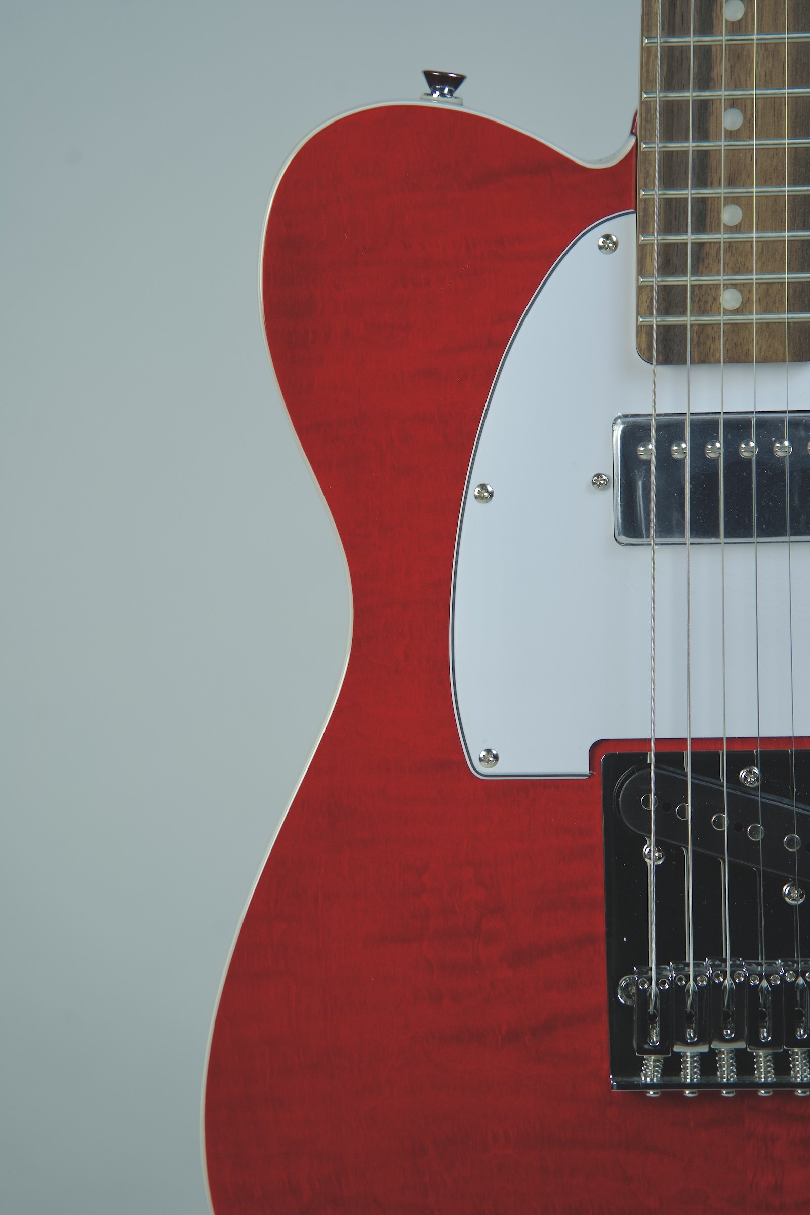 Squier Affinity Series Telecaster FMT SH Electric Guitar Transparent Crimson7.jpeg