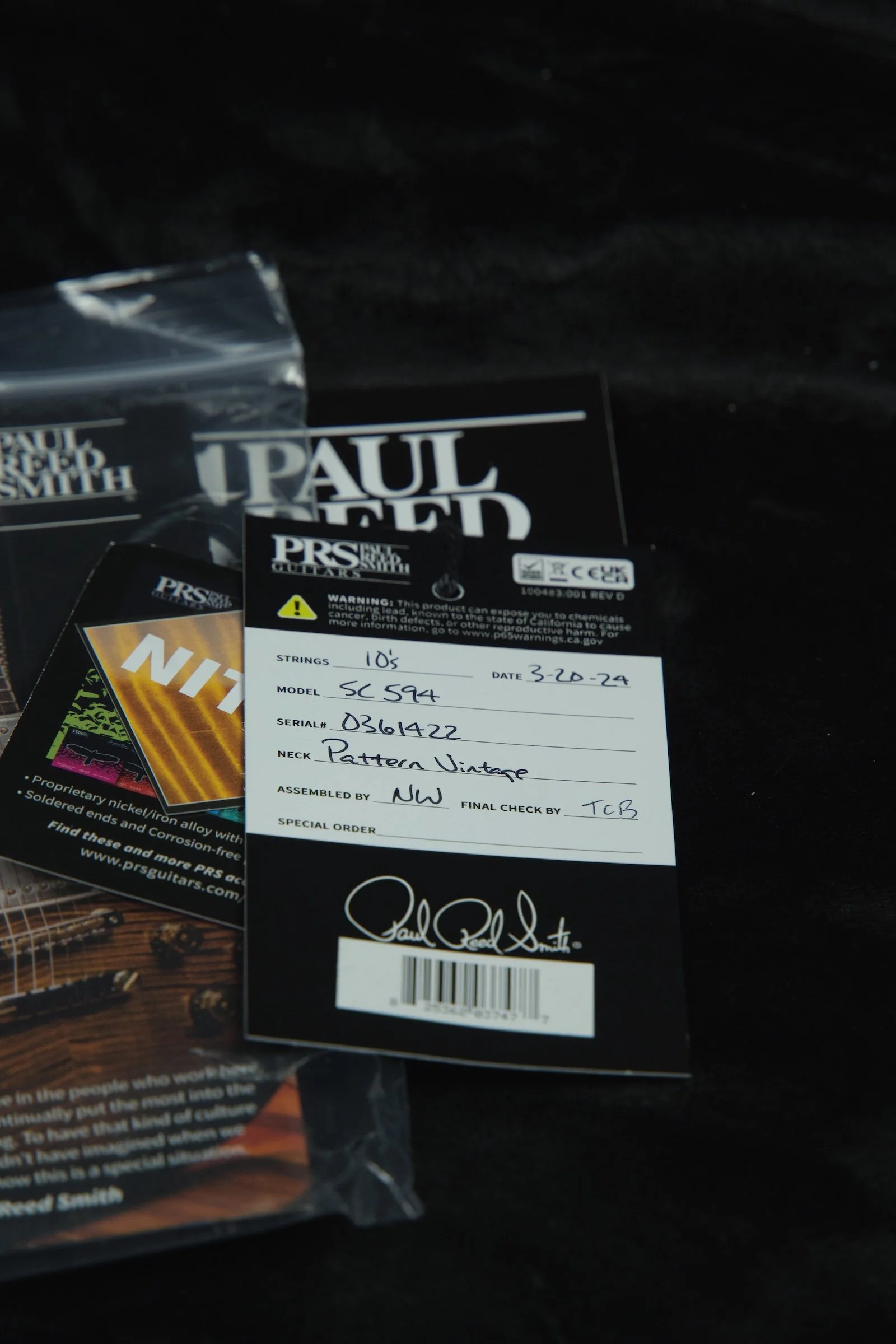 PRS McCarty 594 Single Cut Electric Guitar - Antique White23.jpeg