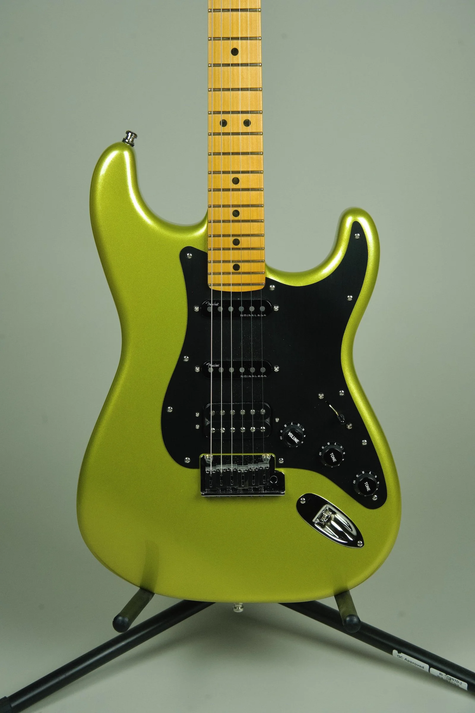 Used - Fender American Ultra II HSS Stratocaster Electric Guitar - Solar Flare