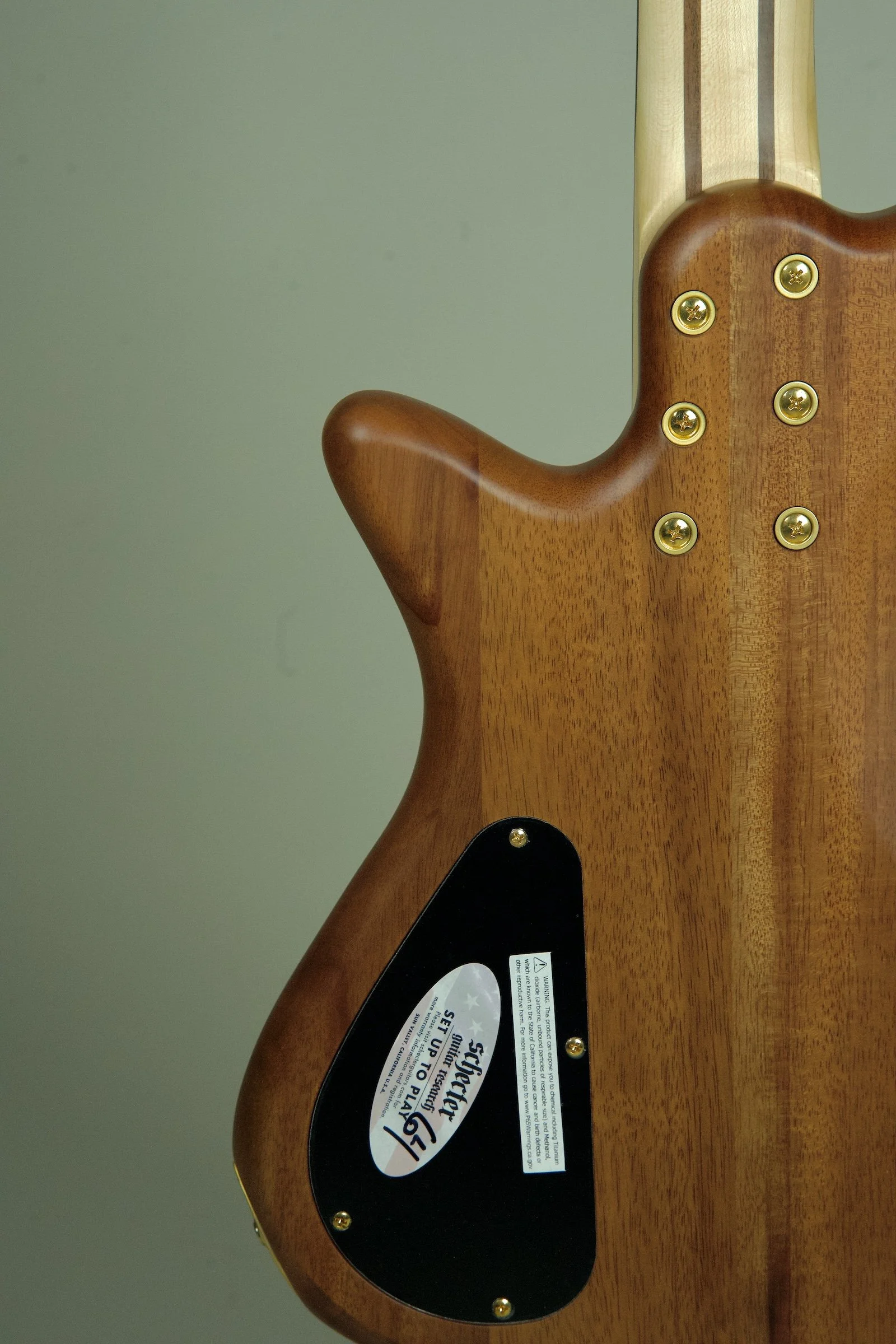 Schecter Stiletto Custom 4 Bass Guitar - Natural11.jpeg