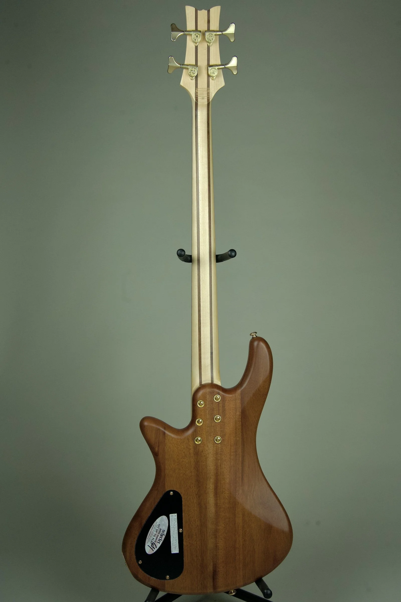 Schecter Stiletto Custom 4 Bass Guitar - Natural8.jpeg