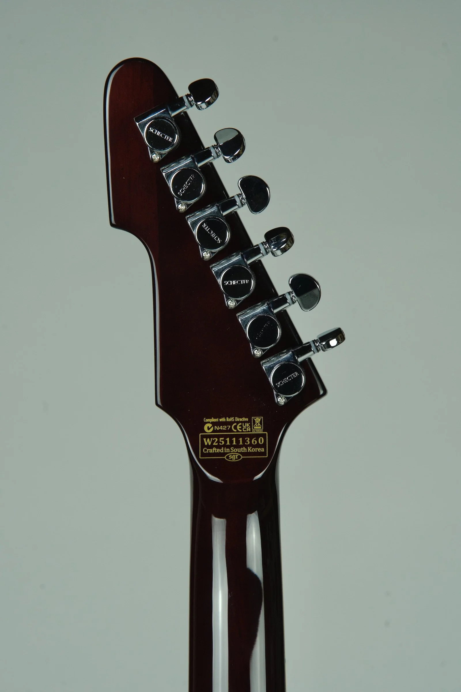 Schecter E-1 Custom Special Edition Electric Guitar - Vintage Sunburst11.jpeg