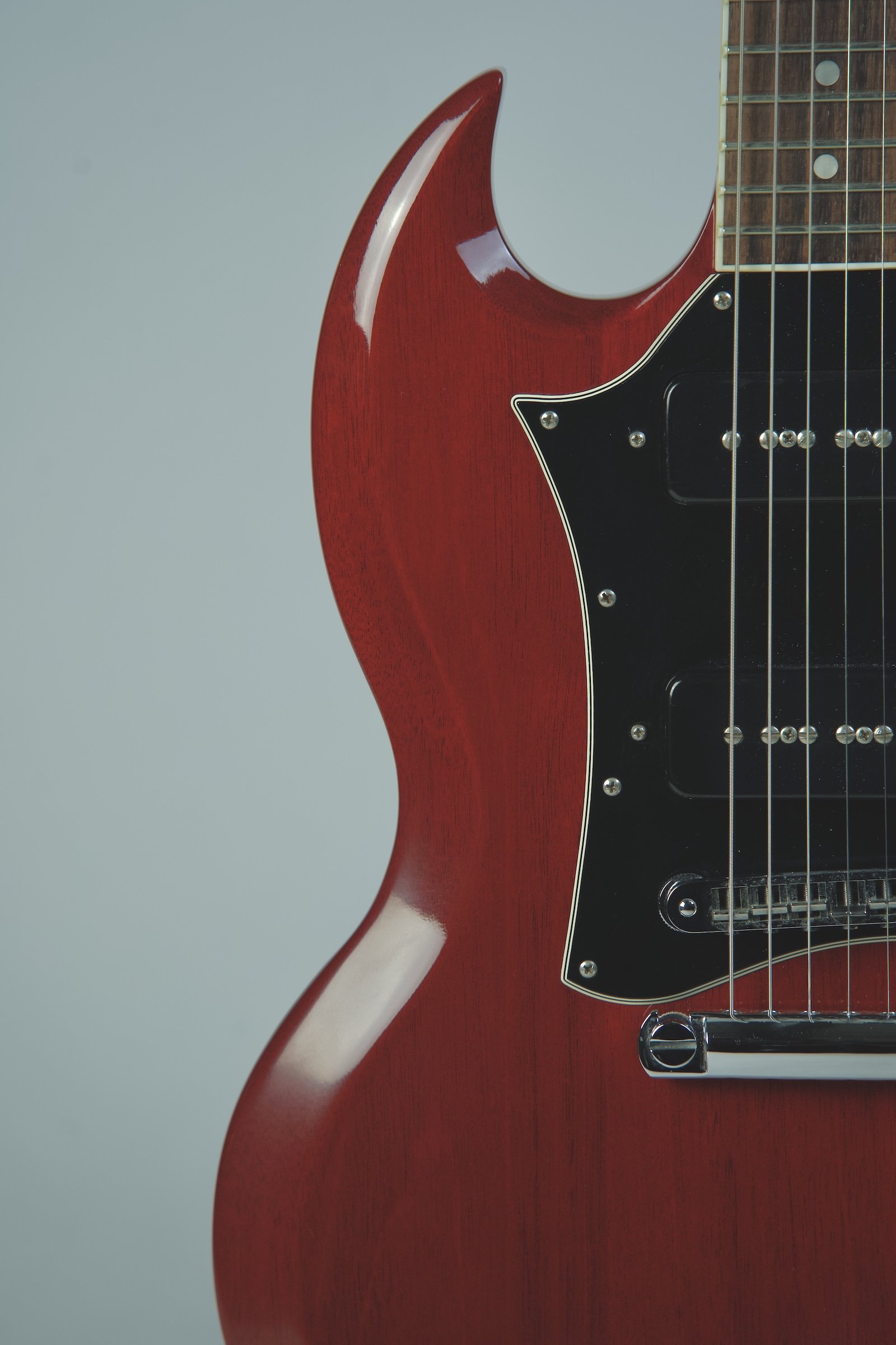 Used Gibson SG Classic Transparent Red Electric Guitar10.jpeg