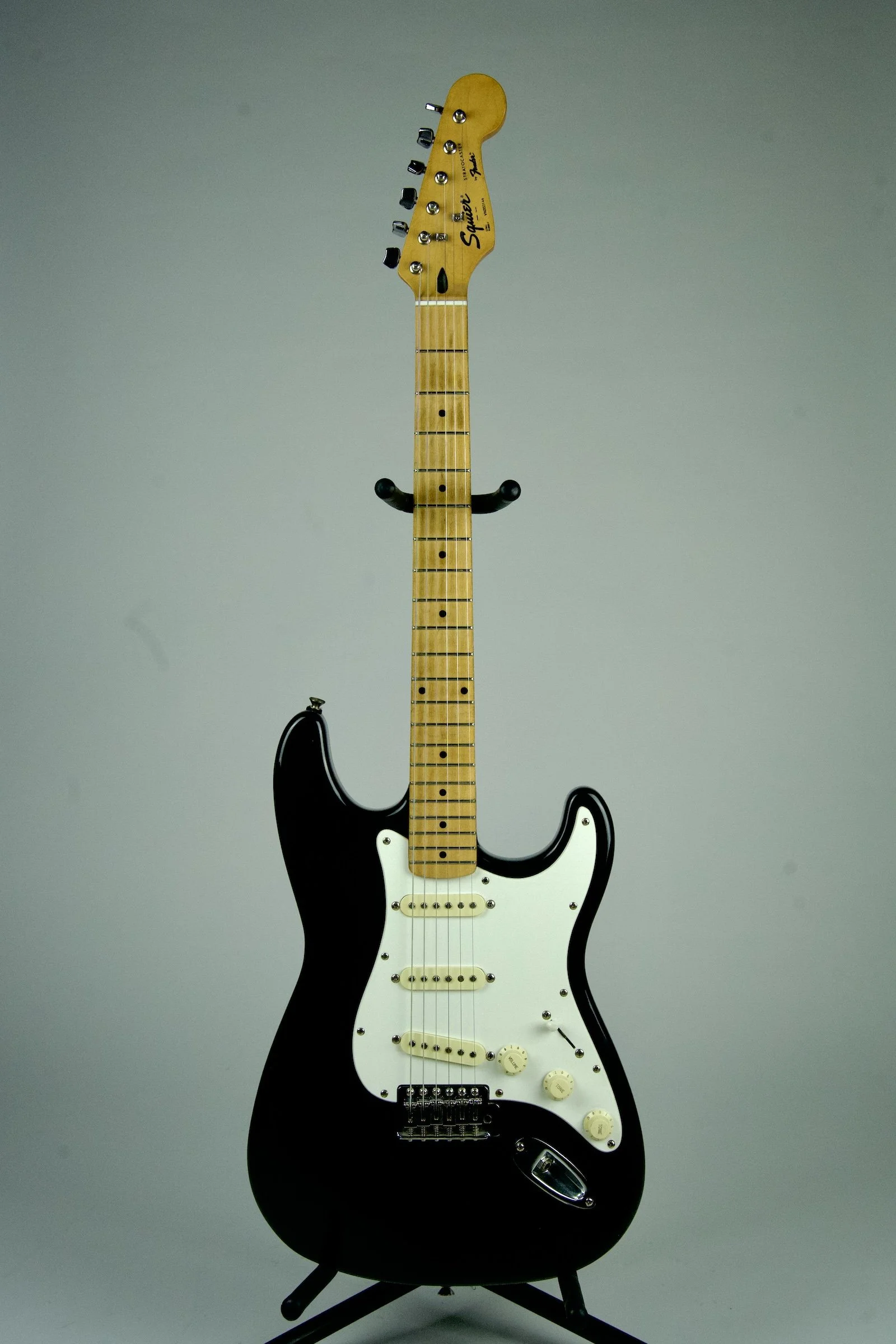 Used Fender Squier Stratocaster Electric Guitar - Black1.jpeg