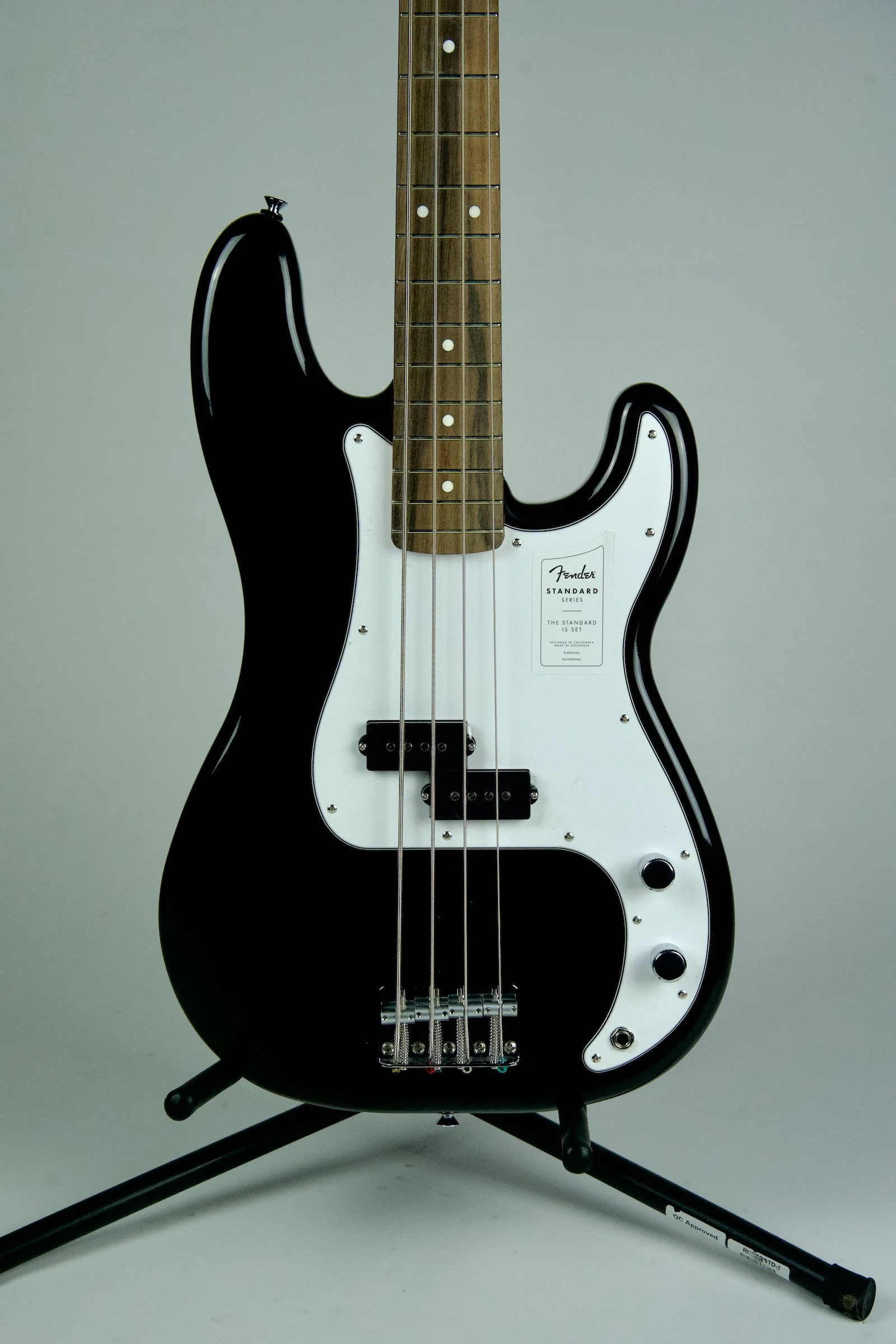 Fender Standard Series Precision Bass Guitar - Black