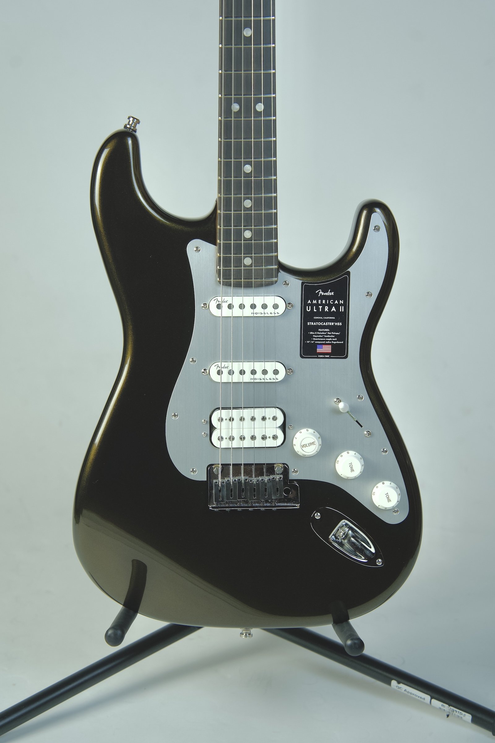 Used - Fender American Ultra II Stratocaster Electric Guitar - Texas Tea