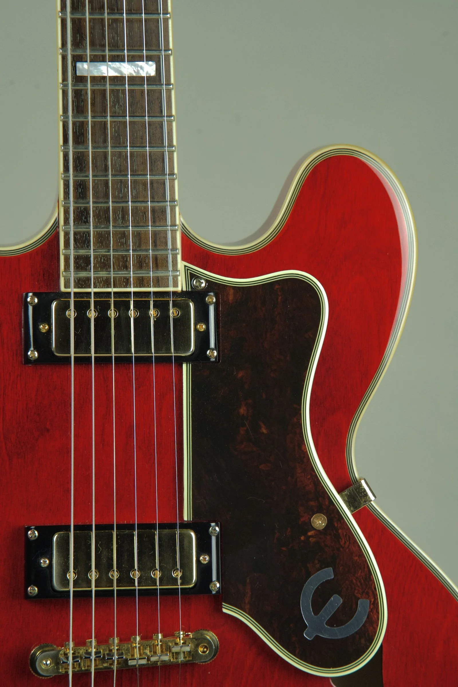 Used Epiphone Sheraton 50th Anniversary 1962 Reissue Limited Edition Electric Guitar Cherry13.jpeg