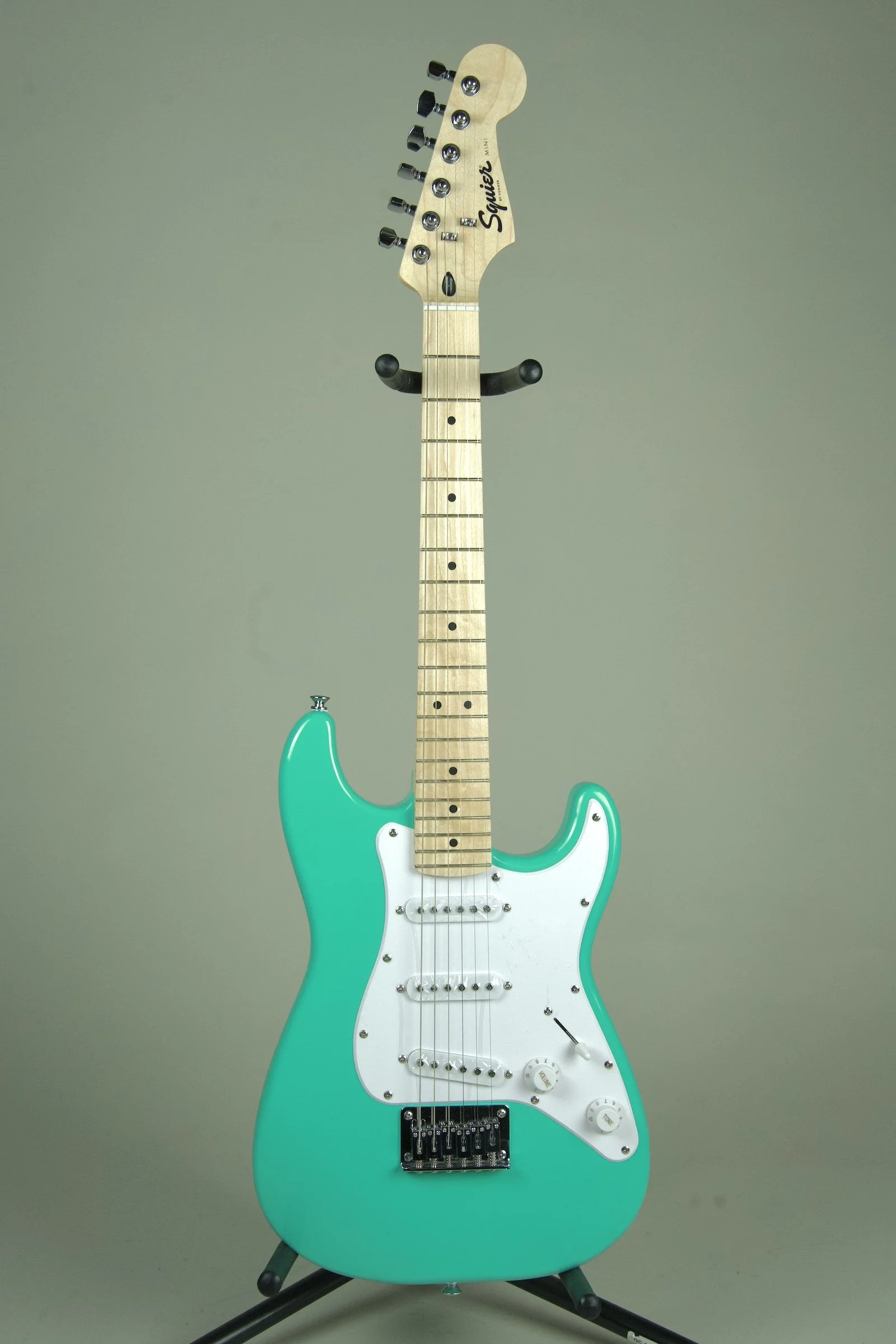 Squier Mini Stratocaster Electric Guitar - Sea Foam Green1.jpeg