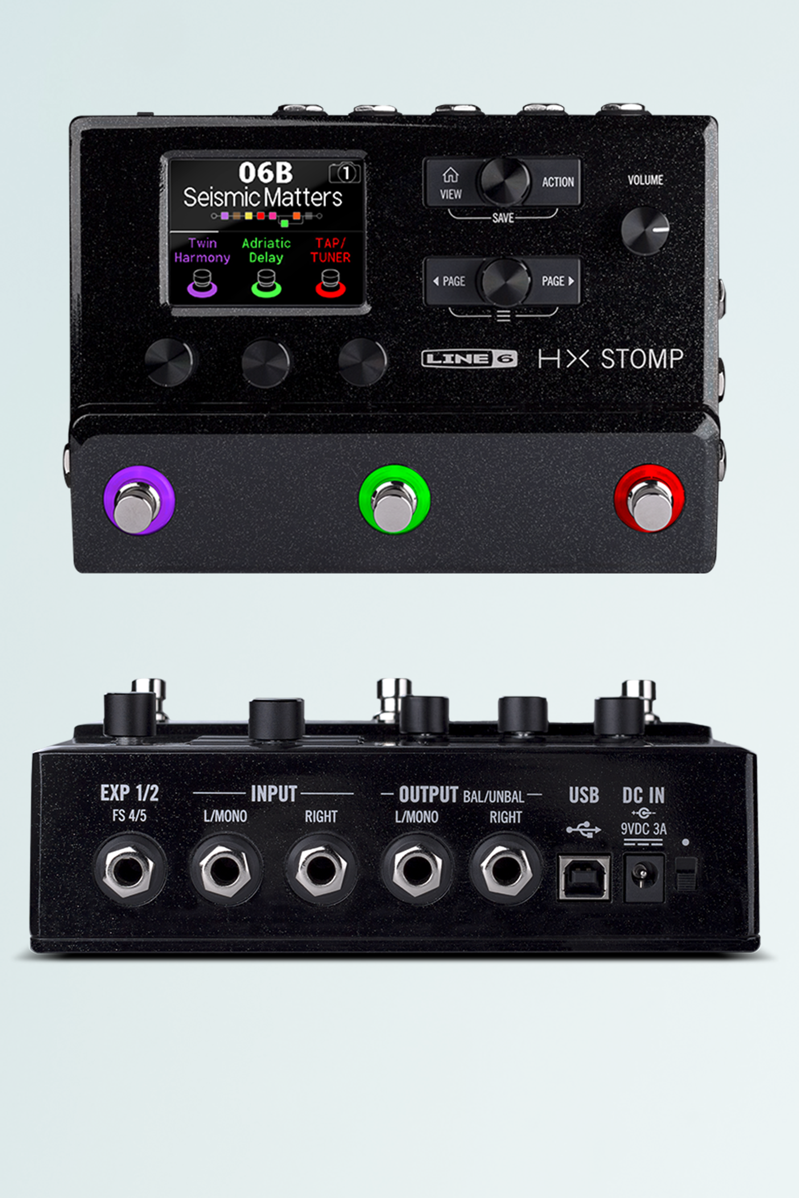Used Line 6 HX Stomp Front and Rear Shot.png