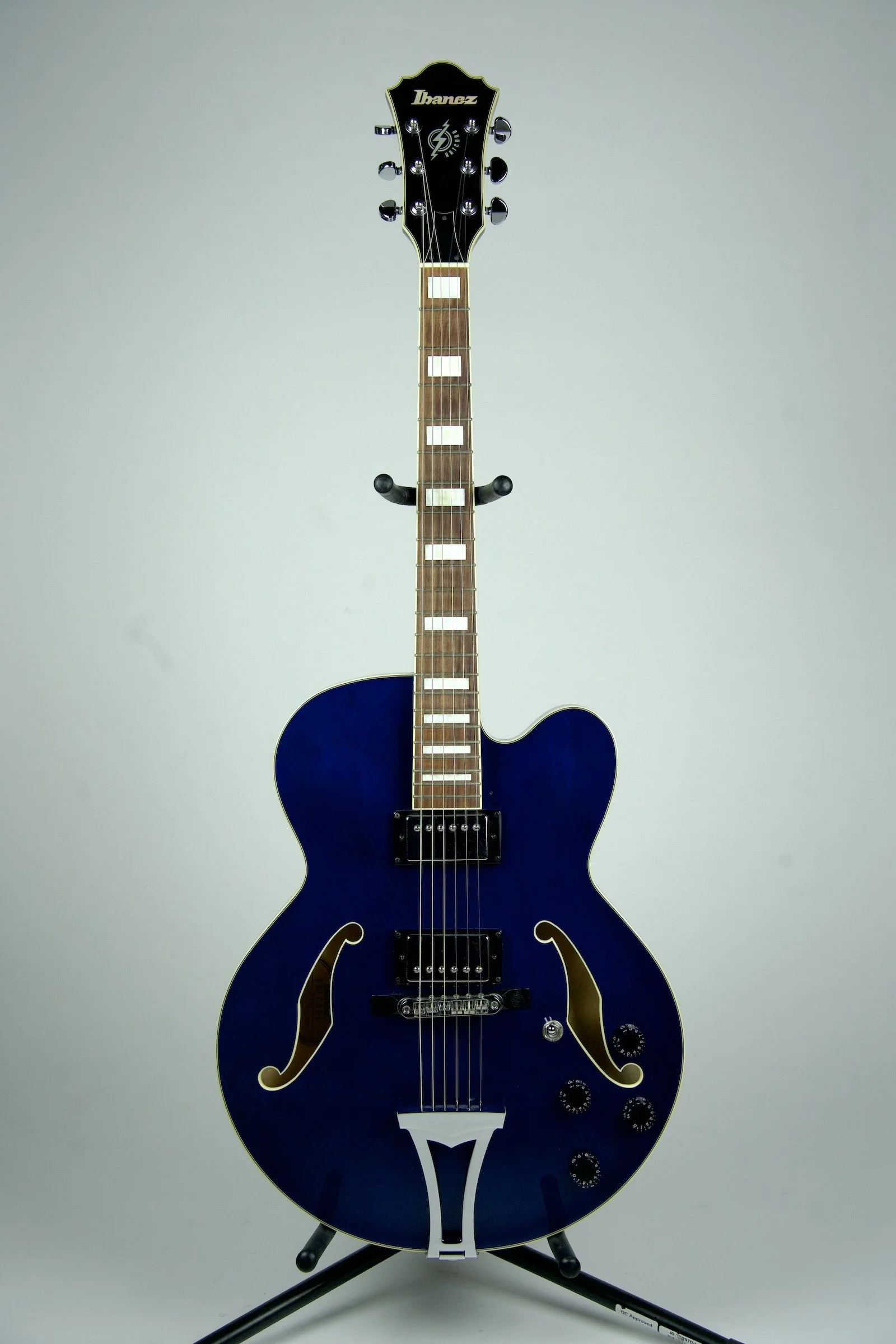 Used Ibanez Artcore AFS-75 TBL Hollowbody Electric Guitar Blue1.jpeg
