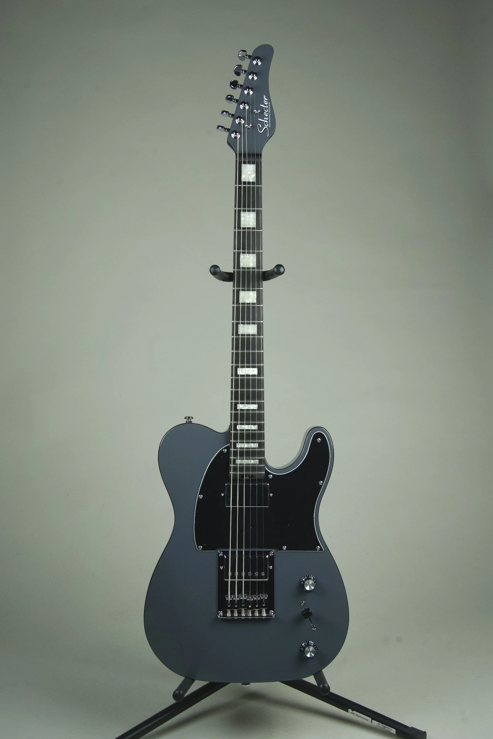 Schecter PT EX Baritone Electric Guitar - Dorian Gray1.jpeg