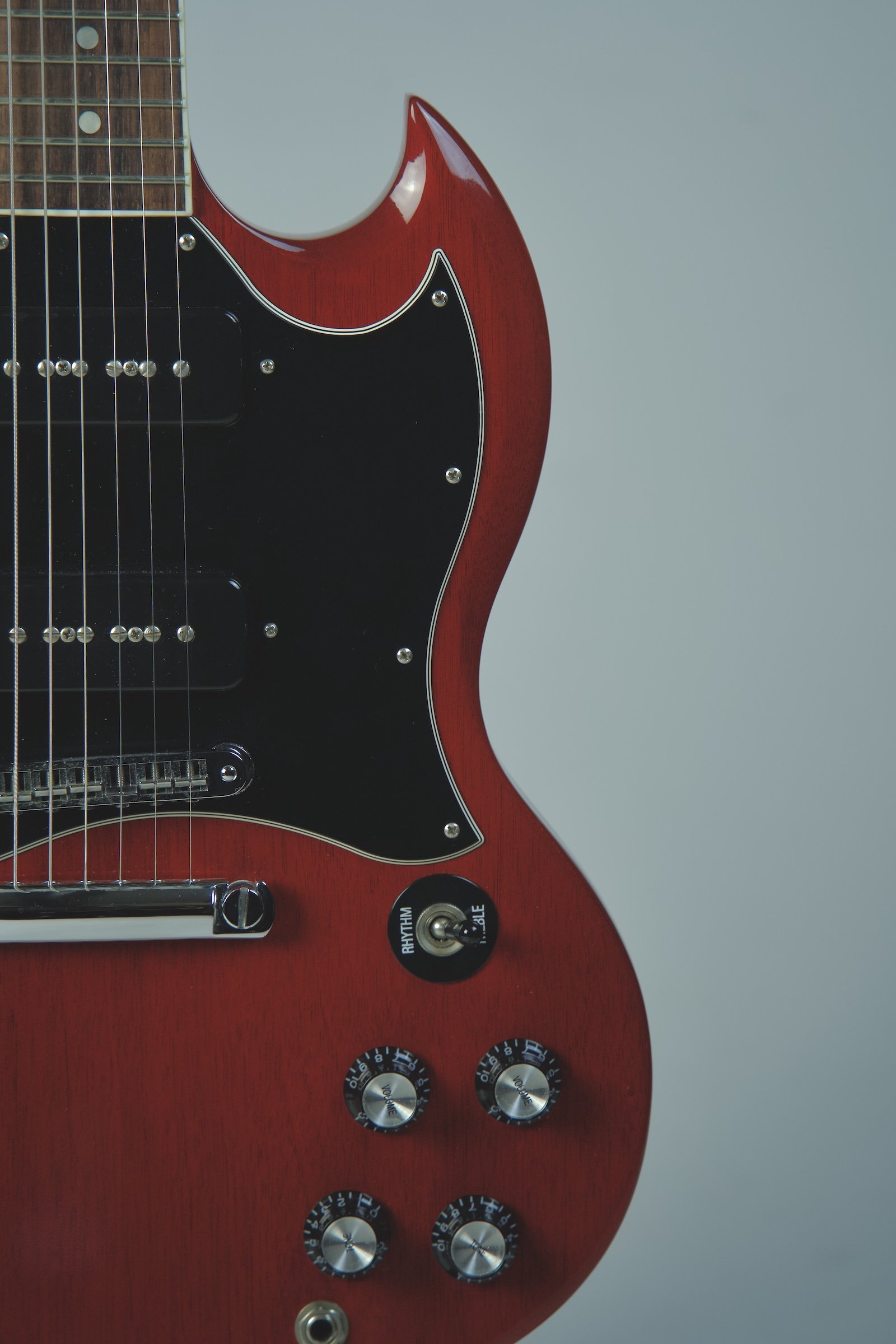Used Gibson SG Classic Transparent Red Electric Guitar11.jpeg
