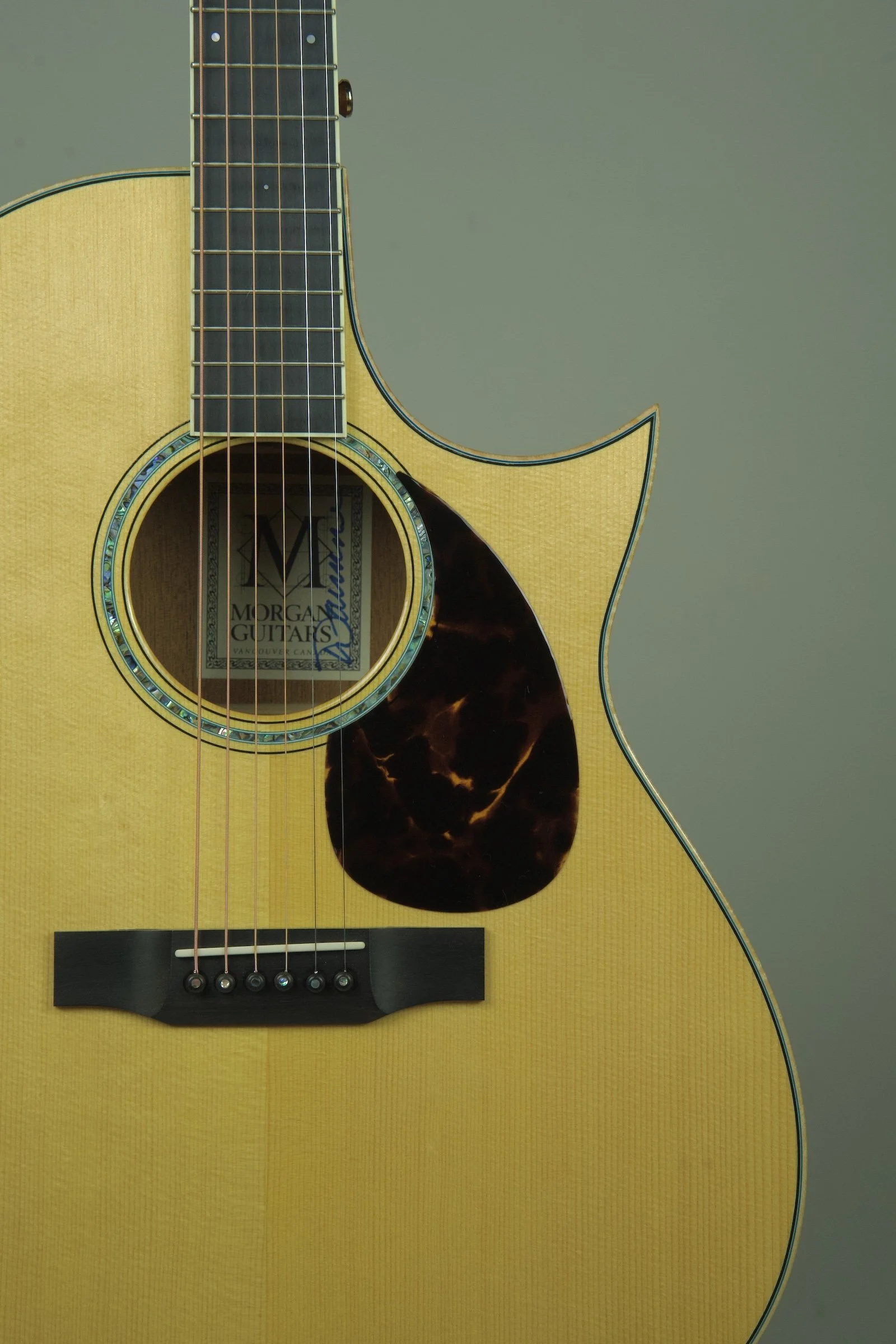Used Morgan Concert Florentine Cutaway Acoustic Electric Guitar7.jpeg