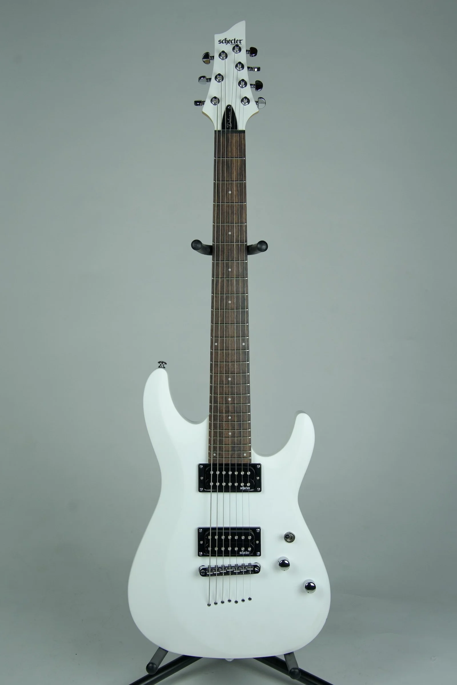 Schecter C-7 Deluxe Satin White Electric Guitar1.jpeg