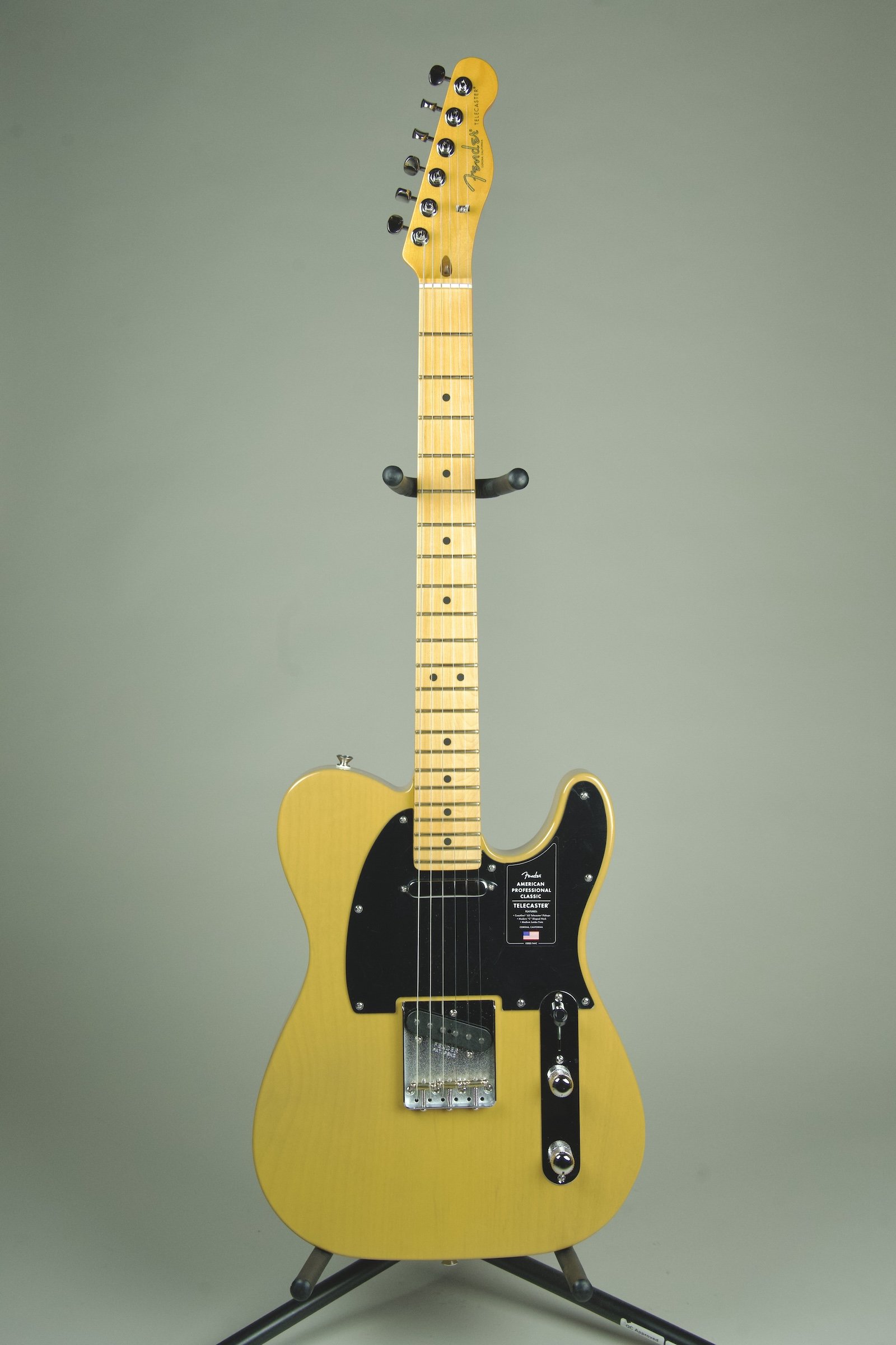 Fender American Professional Classic Telecaster Electric Guitar - Butterscotch Blonde1.jpeg