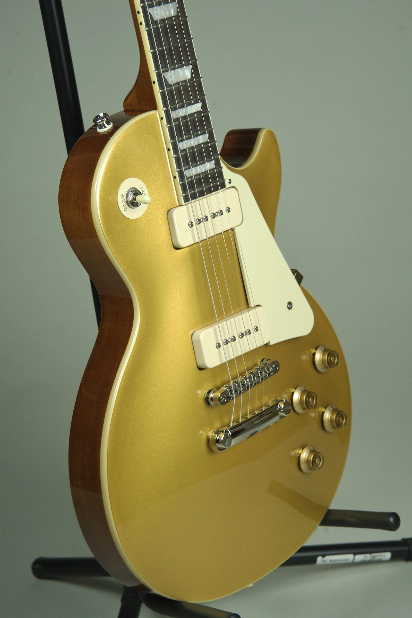 Used Epiphone Les Paul Standard P90 Gold Top Electric Guitar13.jpeg