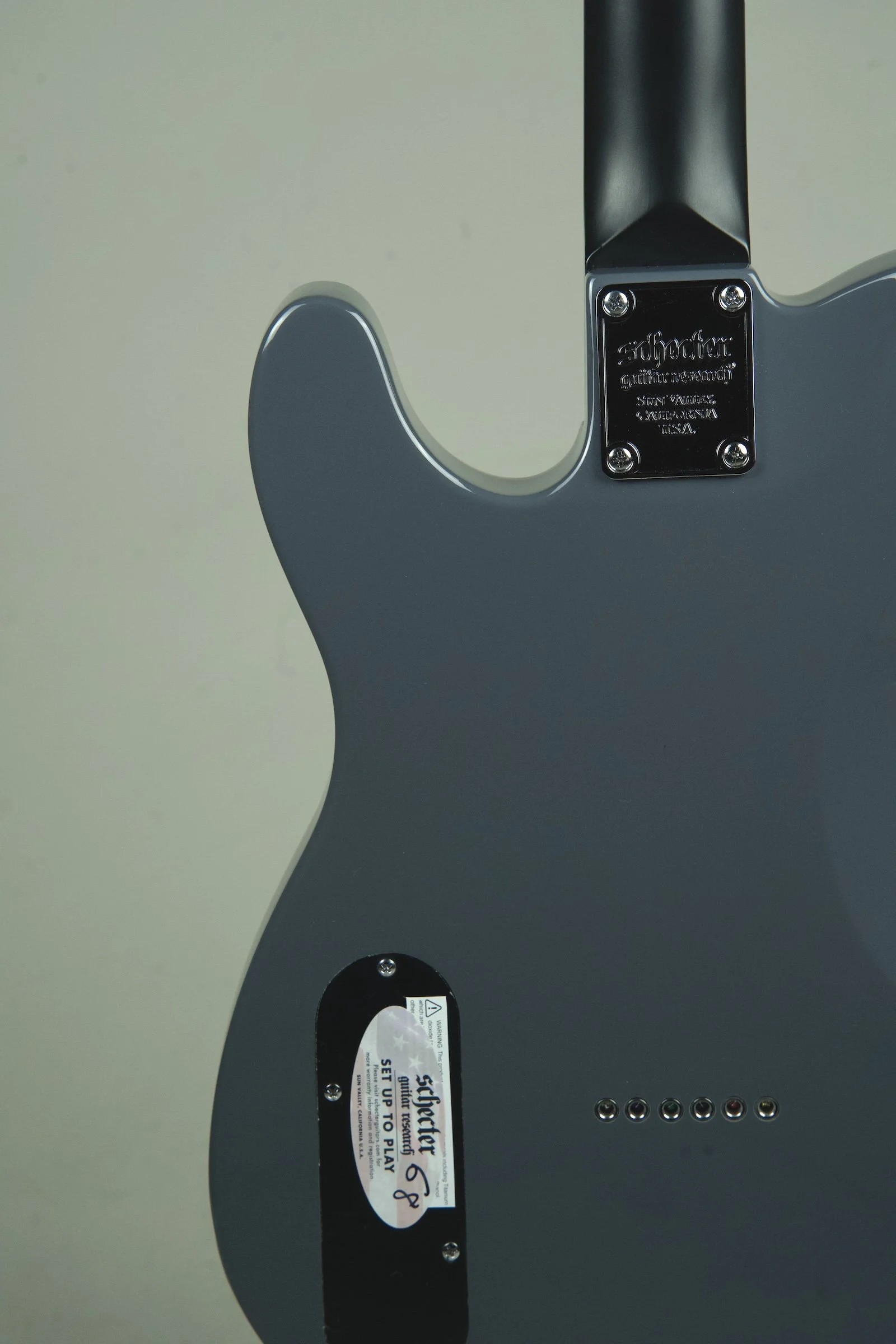 Schecter PT EX Baritone Electric Guitar - Dorian Gray11.jpeg