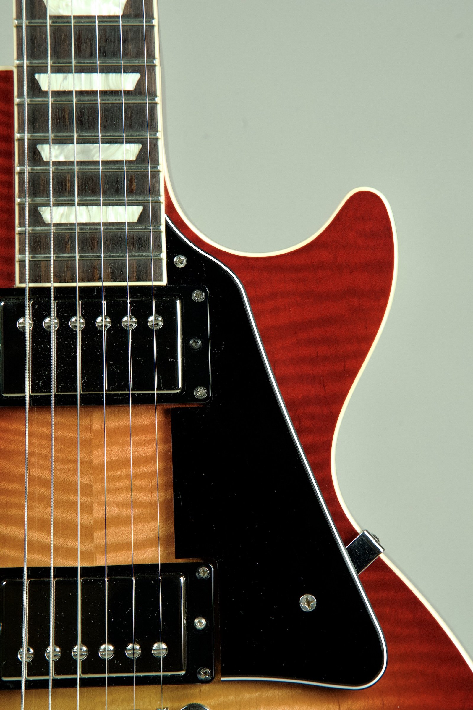 Used Gibson Original Collection Les Paul Standard '60s Custom Shop Top Electric Guitar - Dark Cherry Burst7.jpeg