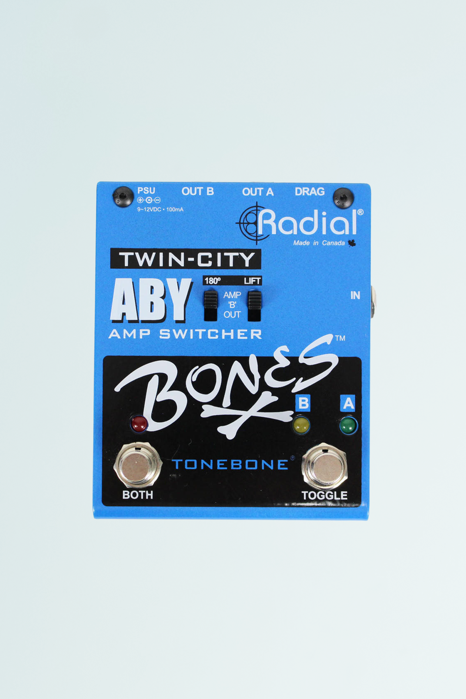 Used Radial Bones Twin City ABY Switcher Pedal