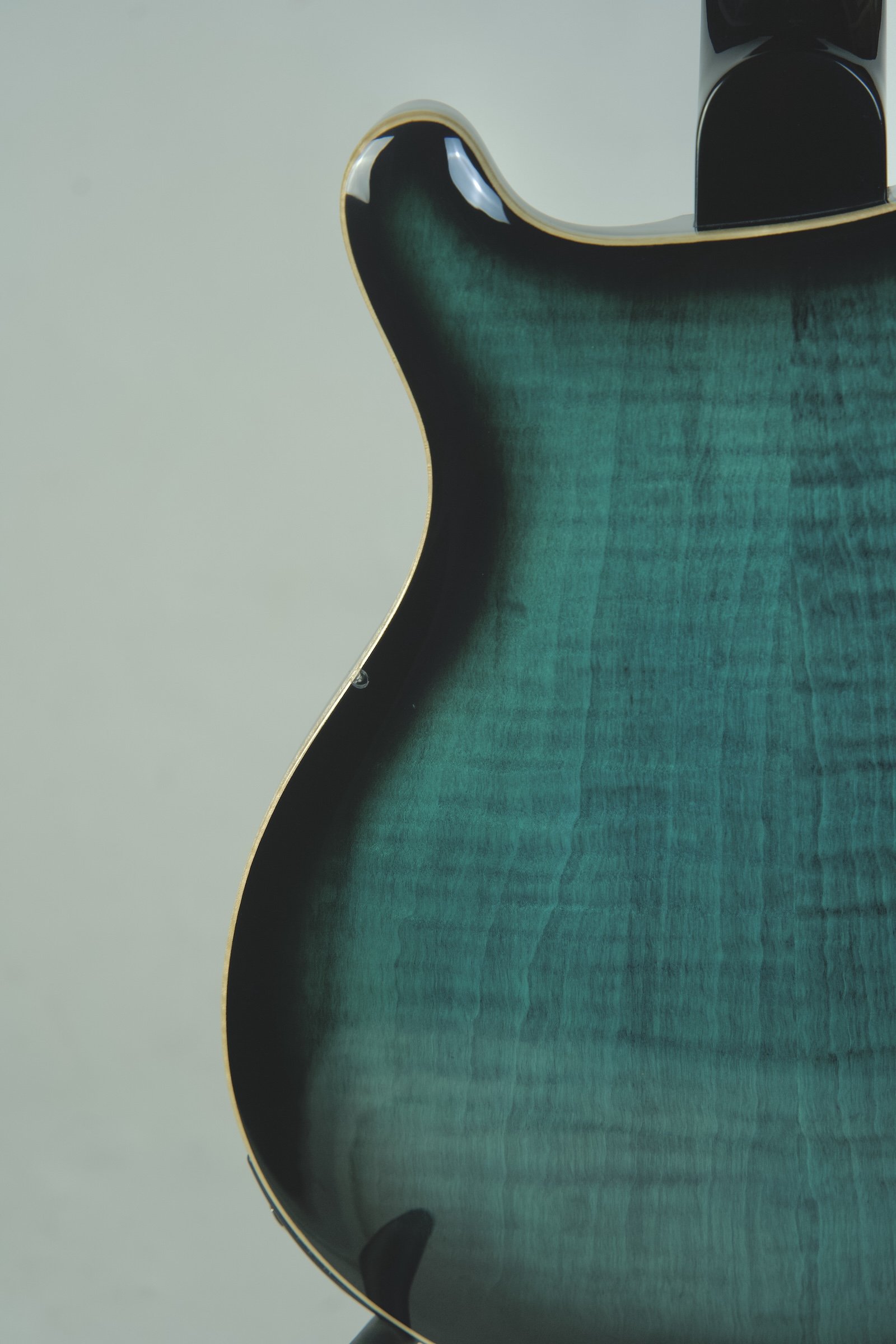 Used PRS SE Hollowbody II Piezo Electric Guitar Peacock Blue10.jpeg