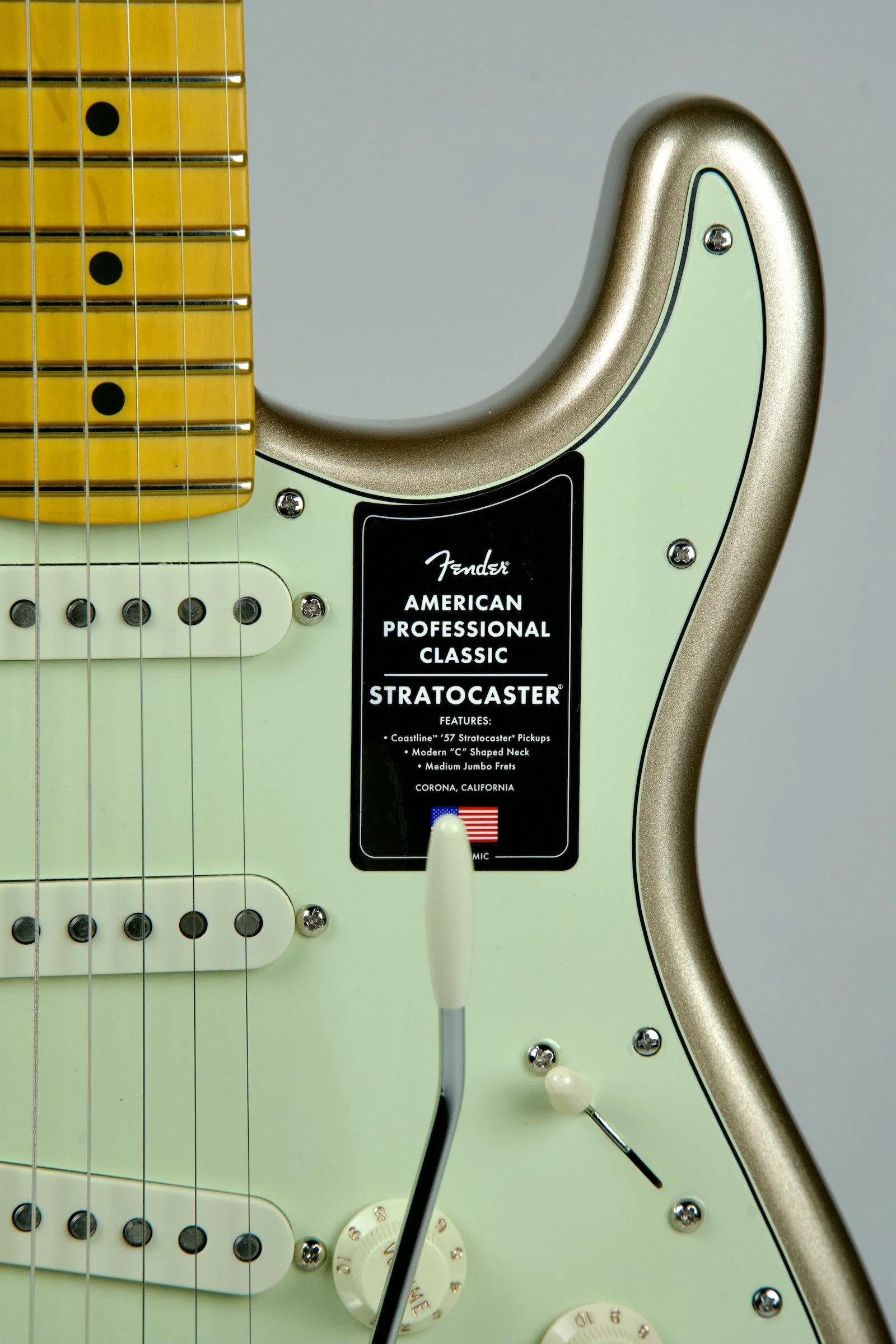 Fender American Professional Classic Stratocaster Electric Guitar - Faded Firemist Gold5.jpeg