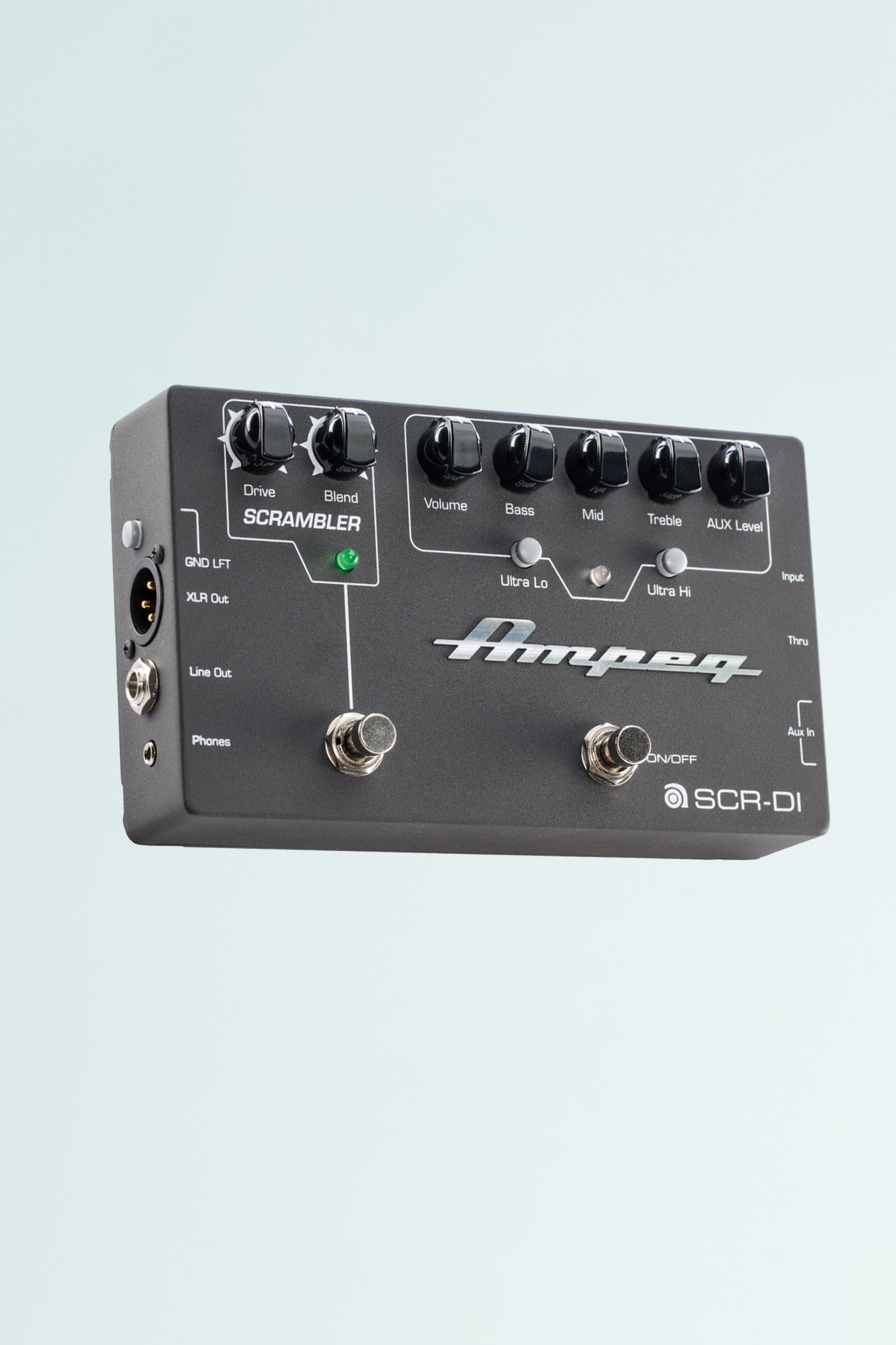 Used Ampeg SCR-DI Bass Preamp with Scrambler Overdrive Pedal